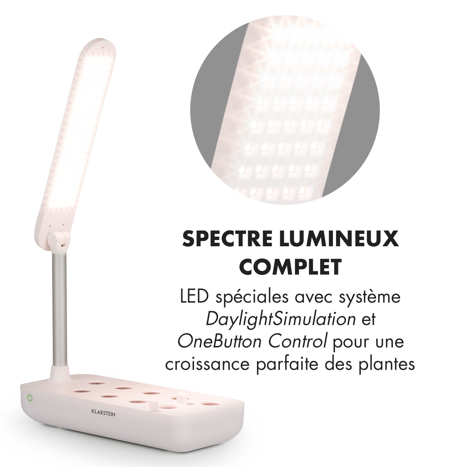 GrowIt Flex Jardin hydroponique 9 plantes 18W 110x LED réservoir 2L 9 plantes