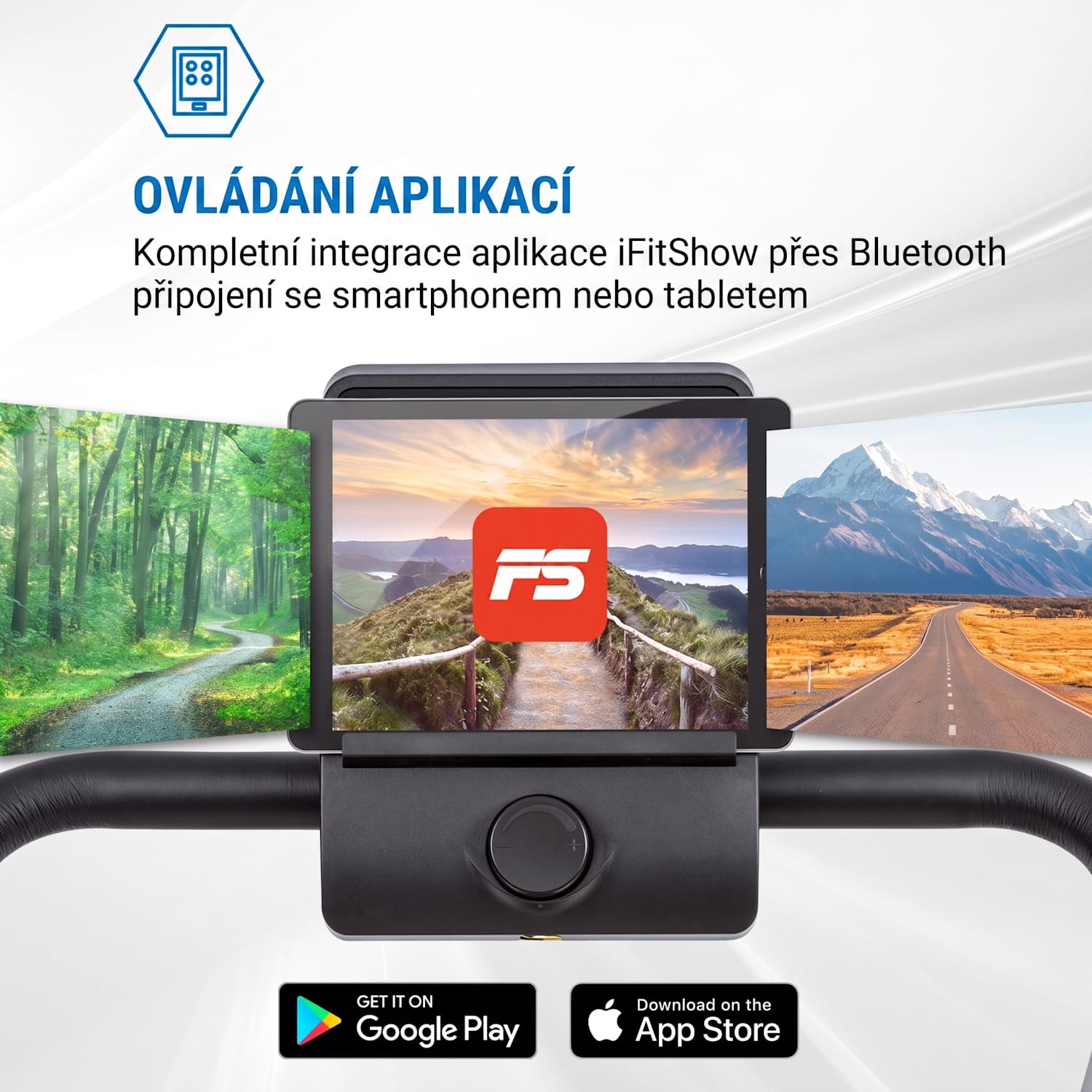 Pacemaker F60, běžecký pás, 1 HP, samopromazávací, bluetooth 