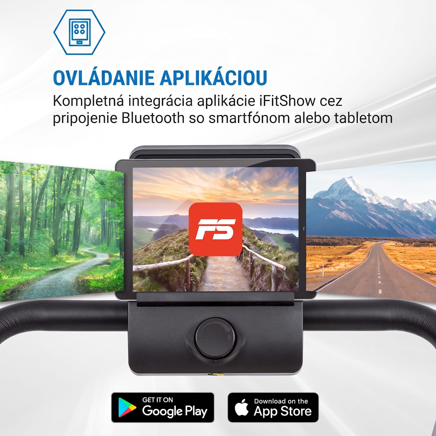 Pacemaker F60, bežecký pás, 1,0 HP, samopremazávací, Bluetooth 