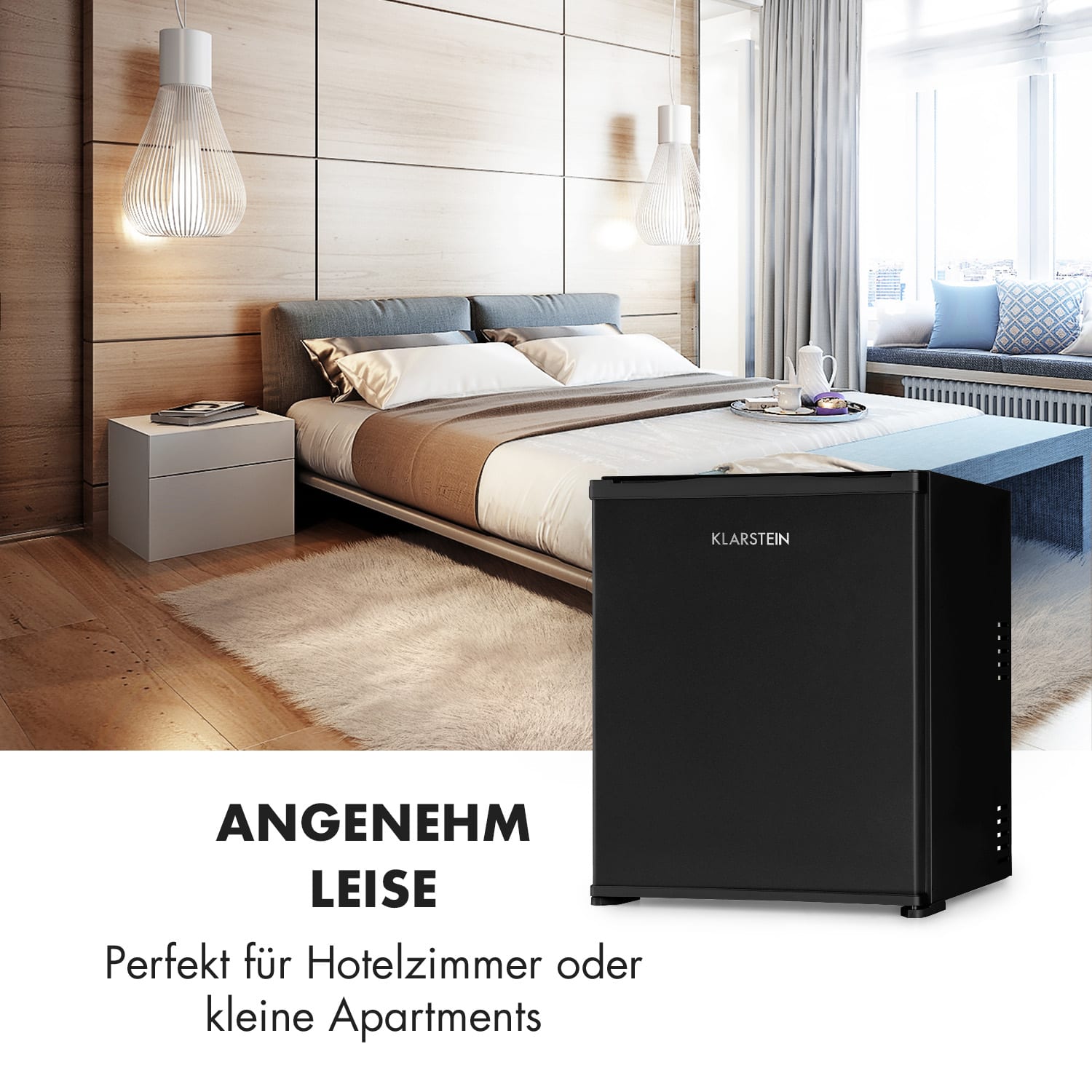 Nagano S mini-réfrigérateur 38 l 0 dB 0-8°C silencieux 54,5 cm noir 38 L | Noir