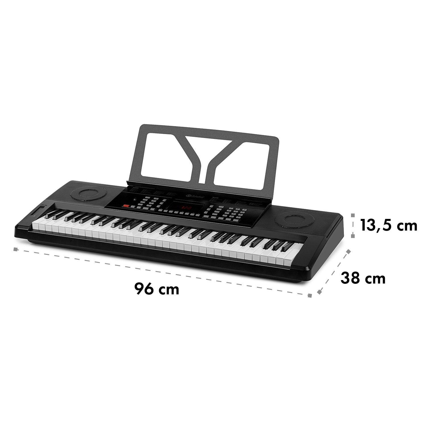 Etude 61 MK II, keyboard, 61 štandardných kláves, 300 zvukov/rytmov, čierny Čierna