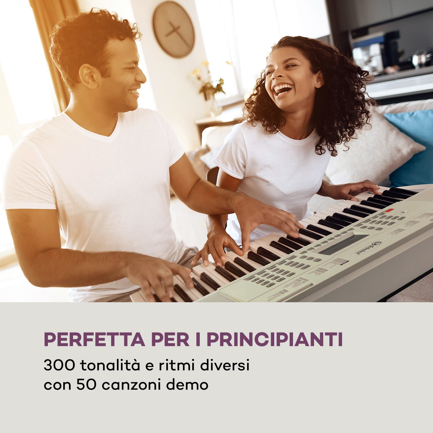 Etude 61 MK II Tastiera 61 tasti ogni 300 Suoni/Ritmi bianco Bianco