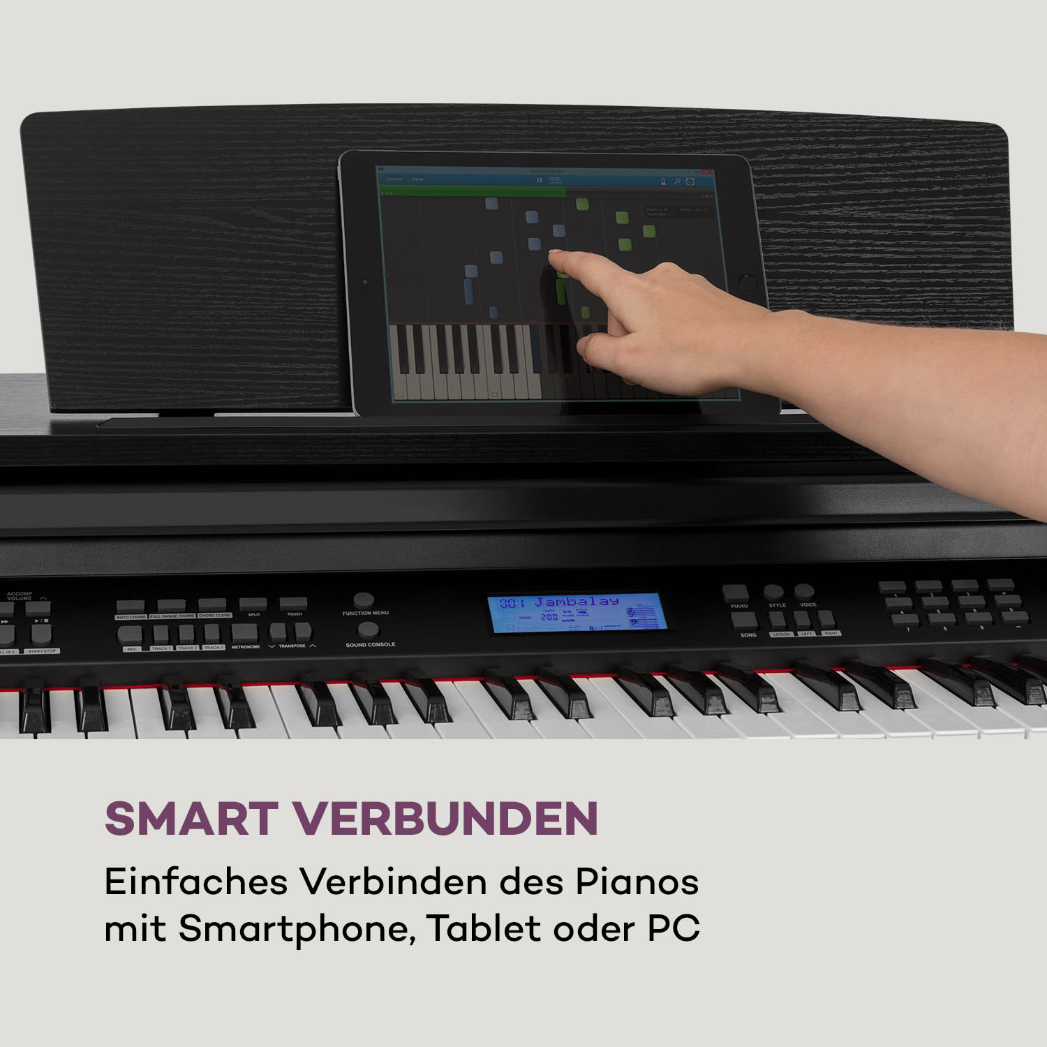 Subi88 MKII Keyboard 88 Tasten MIDI USB 360 Klänge 160 Rhythmen 