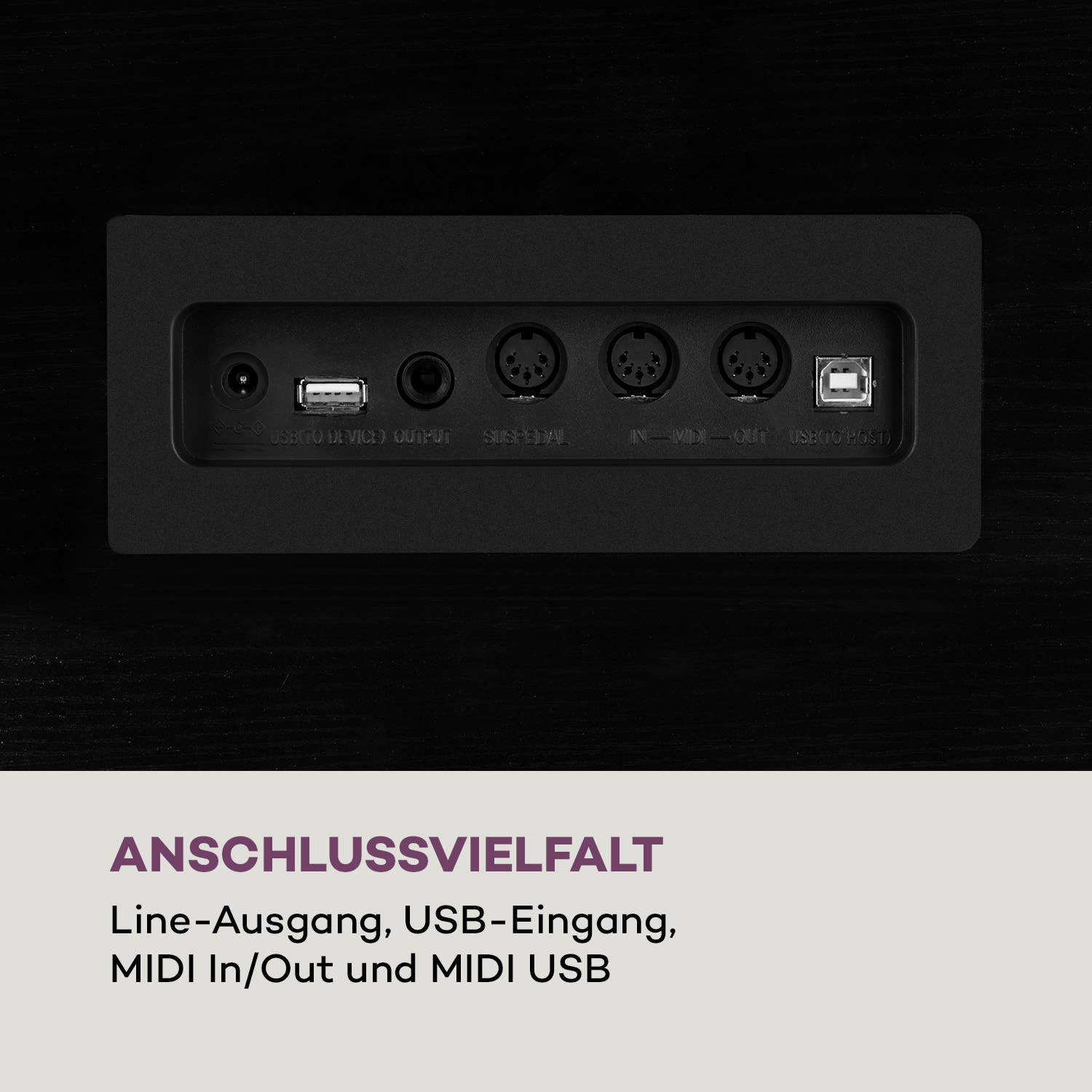 Subi88 MKII Keyboard 88 Tasten MIDI USB 360 Klänge 160 Rhythmen 