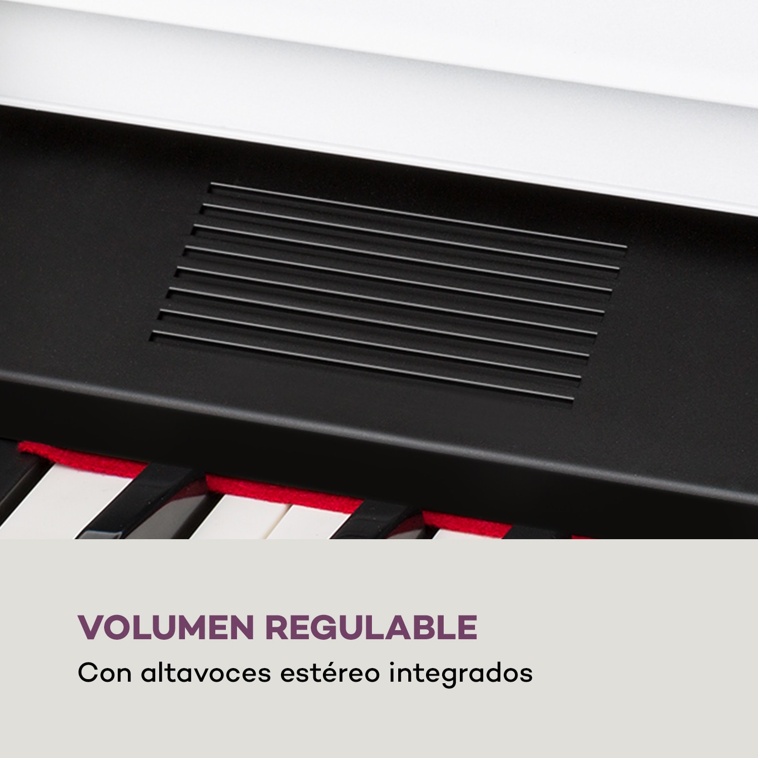 Subi 88 MK II Teclado 88 teclas MIDI USB 360 sonidos 160 ritmos Blanco Blanco