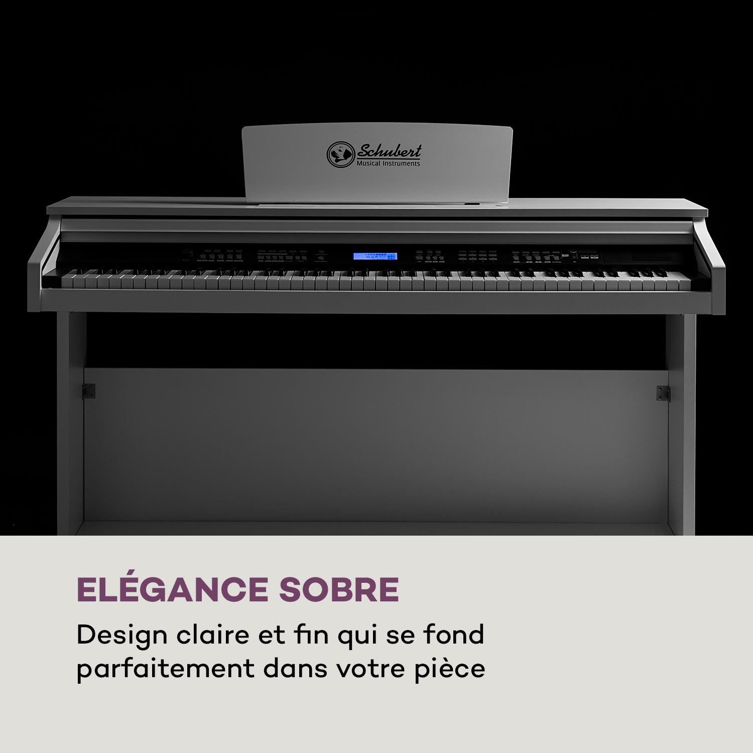 Subi 88 MK II clavier 88 touches MIDI USB 360 sons 160 rythmes blanc 