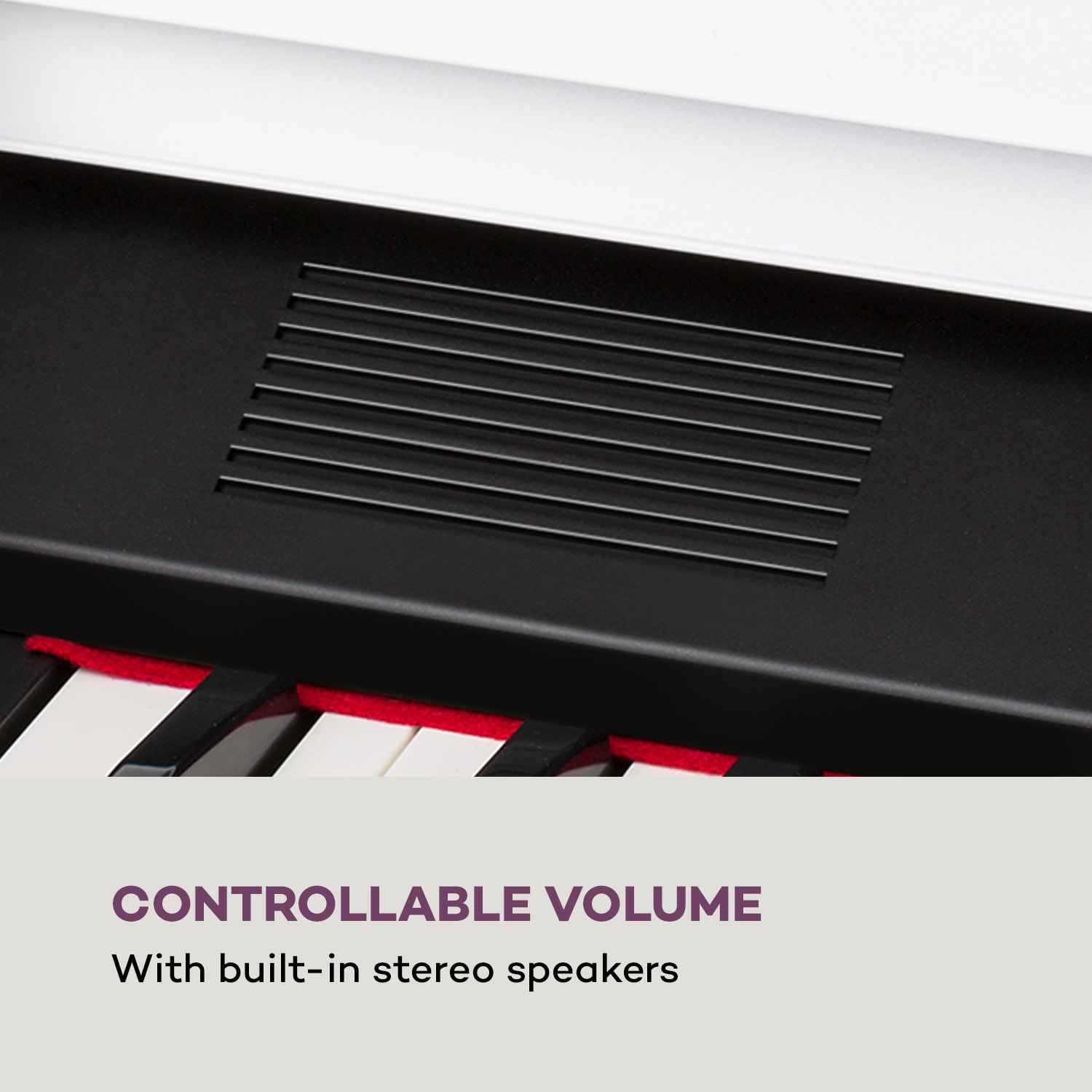 Subi88 MK II, e-piano, 88 taste, MIDI, USB, 360 sunete, 160 de ritmuri, alb Alb