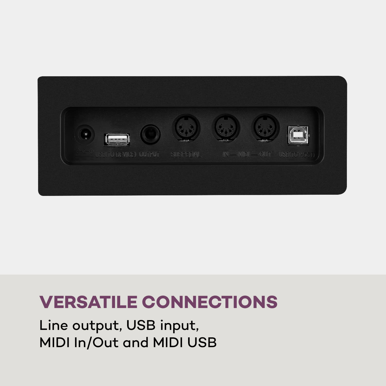 Subi88 MK II, e-piano, 88 taste, MIDI, USB, 360 sunete, 160 de ritmuri, alb Alb