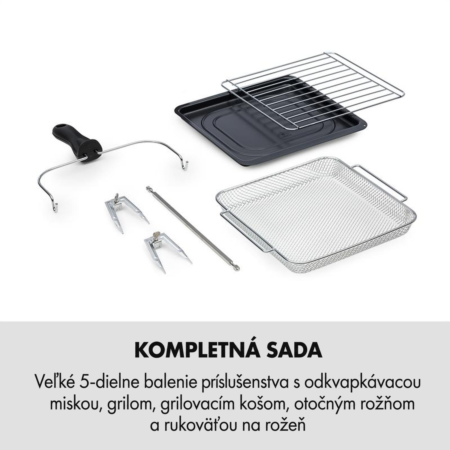 AeroVital Cube, teplovzdušná fritéza, 1600 W, 12 l, časovač, 16 programov, čierna Čierna