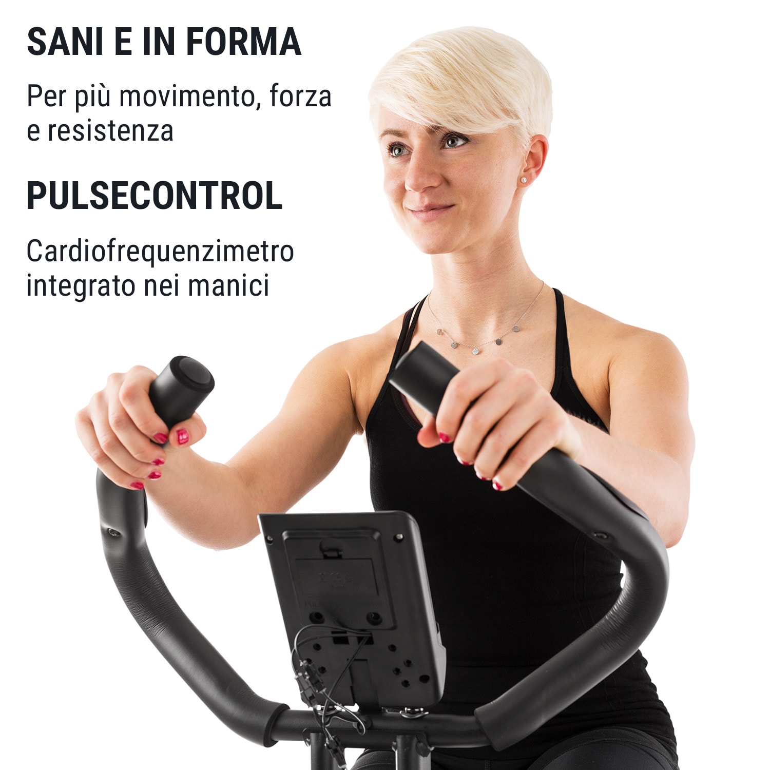 Azura Air Cyclette X-Bike SilentBelt resistenza magnetica pieghevole 