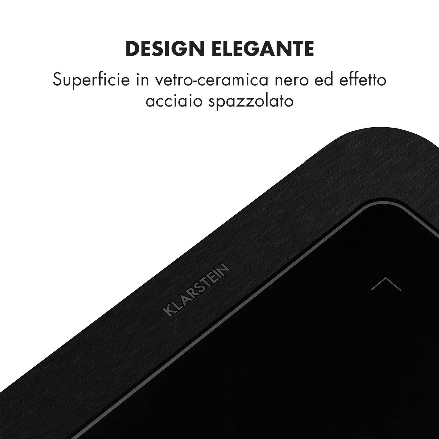 SlimChef piano cottura a induzione 1800W timer 3 ore 10 livelli nero 