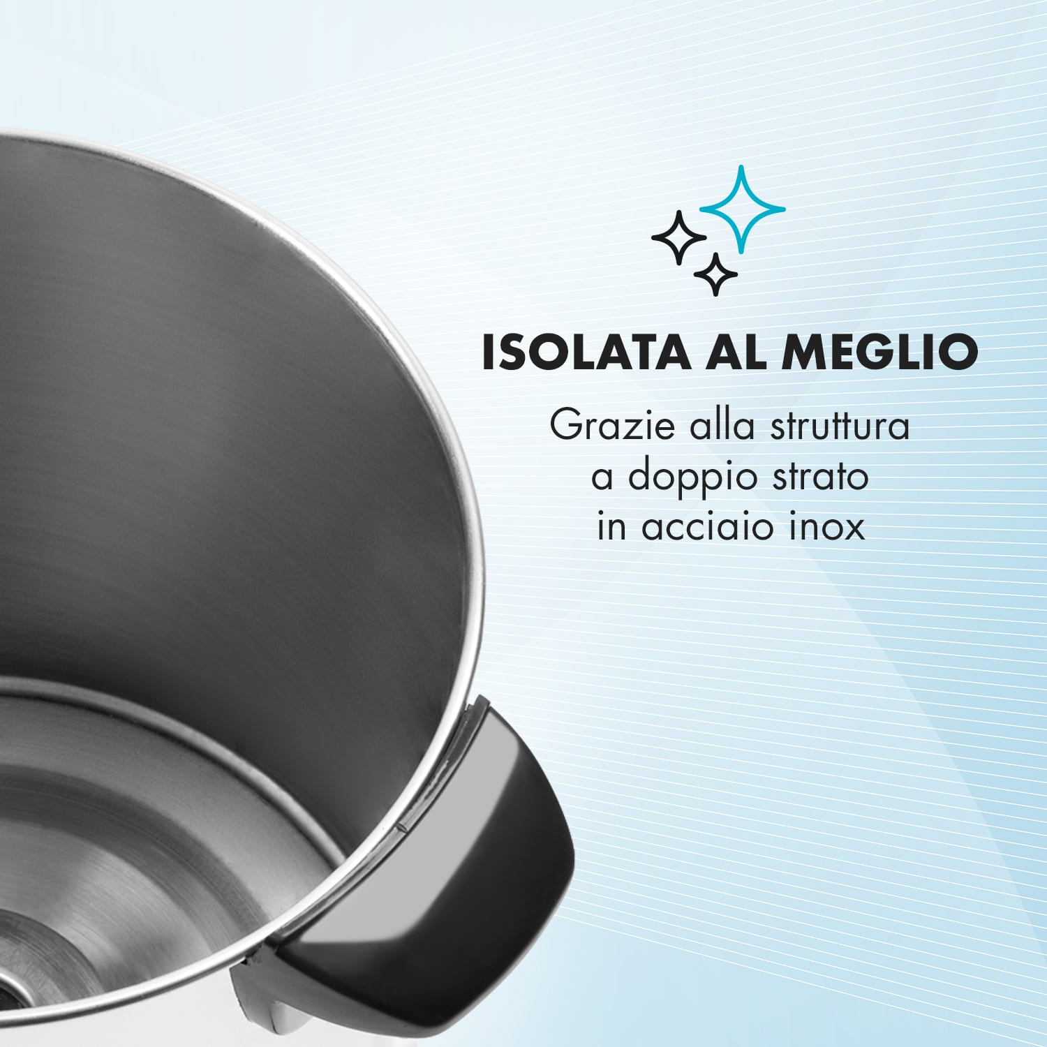 Excelsa Macchina da caffè con filtro rotondo, 30 tazze, rubinetto, acciaio 