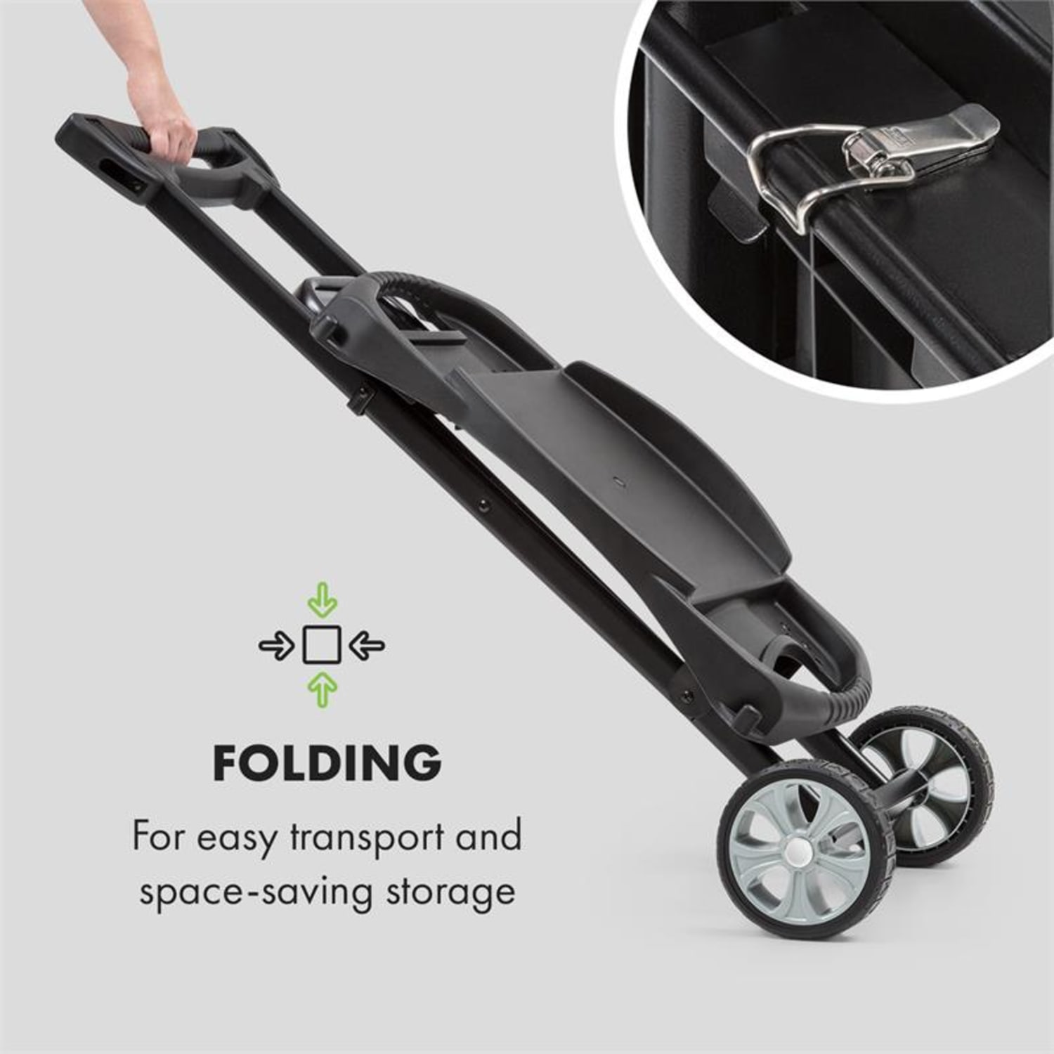 Parforce, suport, accesorii pentru pneuri PE pliabile, negru