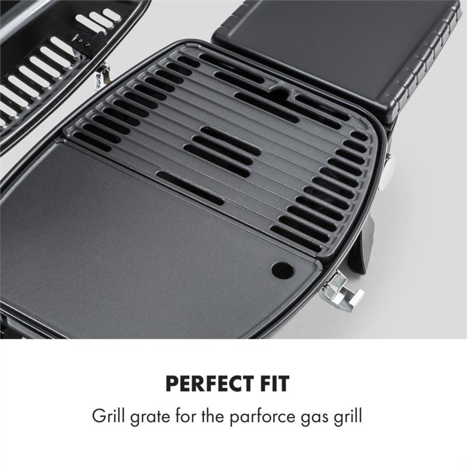 Parforce Grillrost Zubehör Gusseisen schwarz 