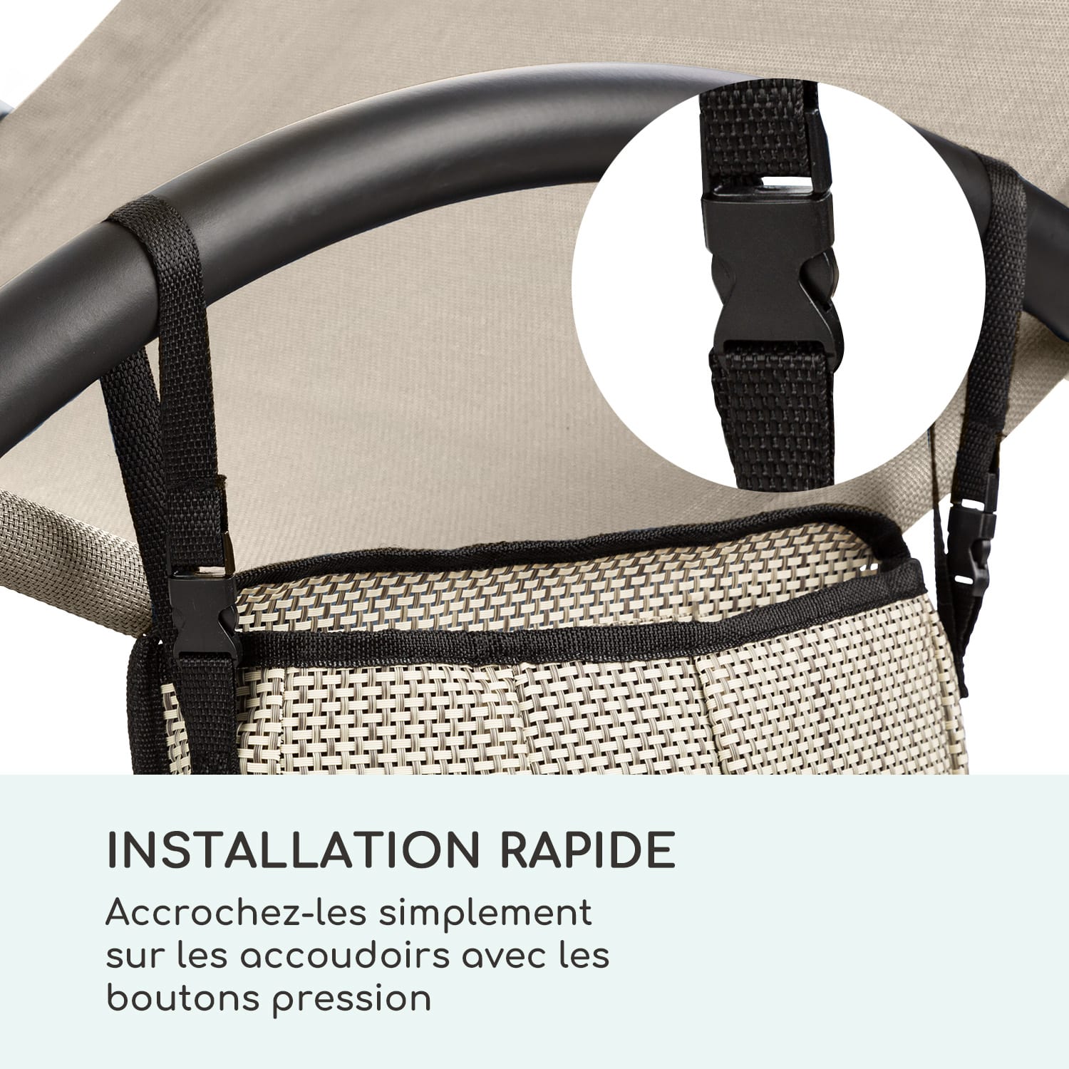 Brentwood Bag Accessoire pour fauteuil à bascule -PVC & Polyester 