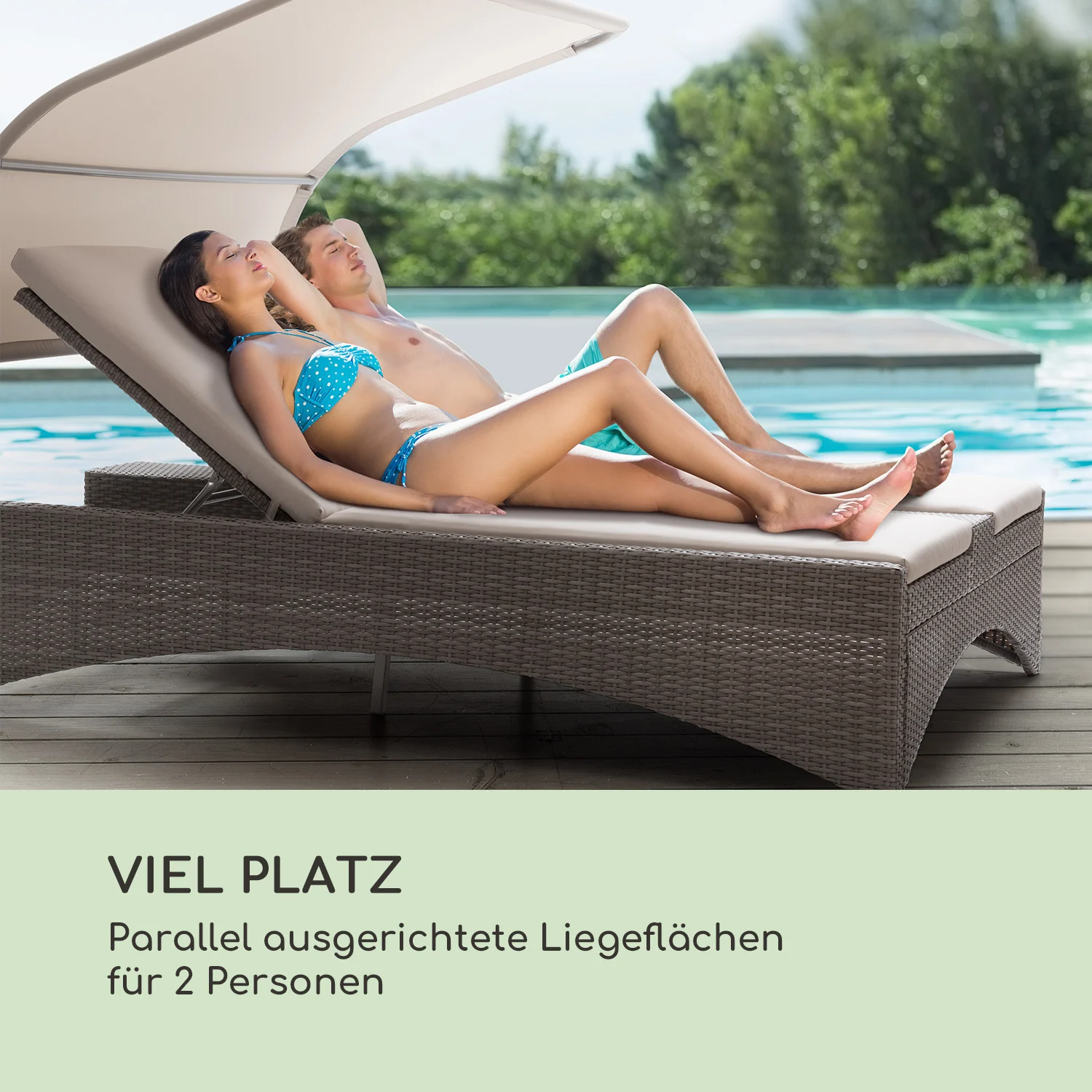 Rubal blumfeldt        Eremitage Double Lounger SonnenliegeQA 5555