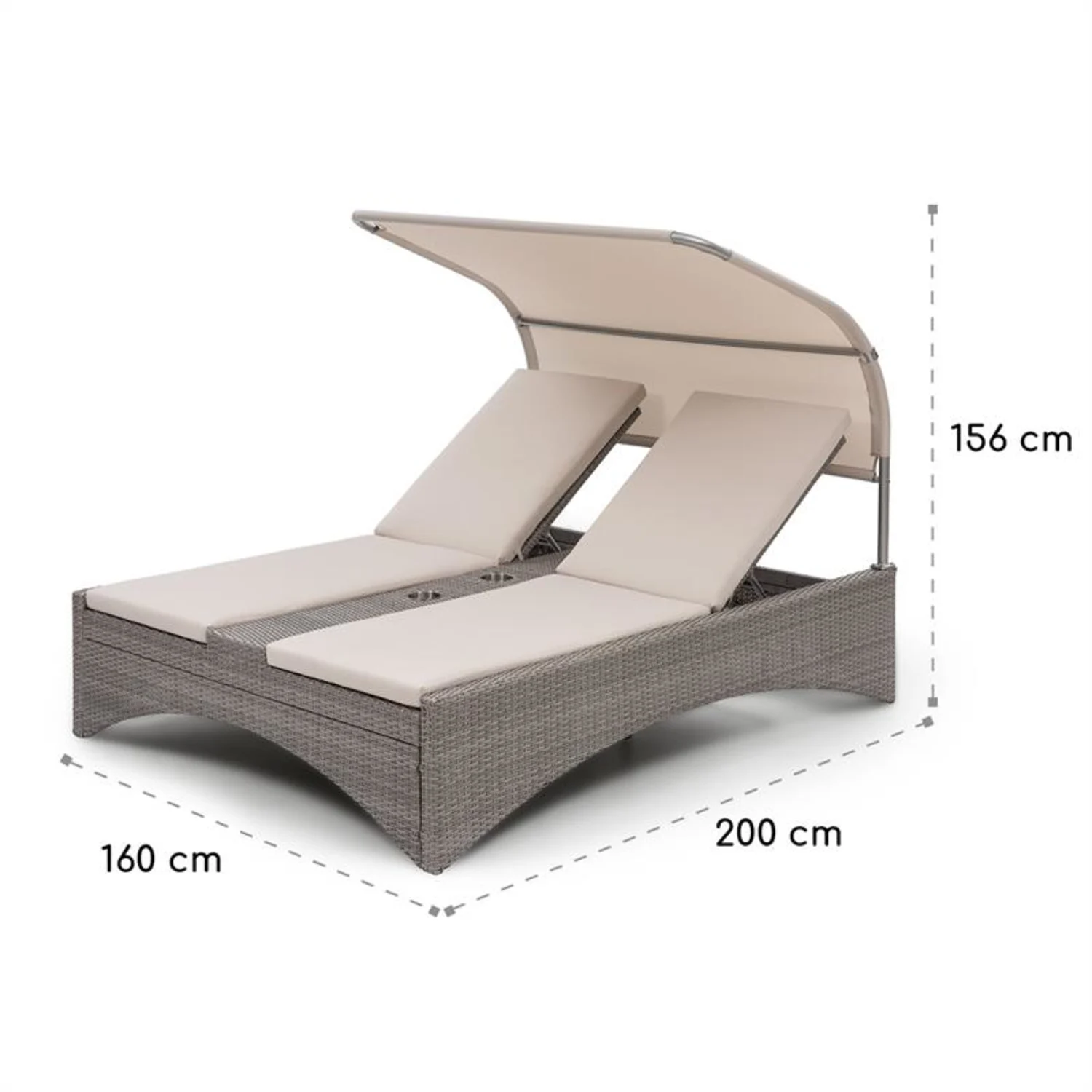 Rubal blumfeldt        Eremitage Double Lounger SonnenliegeQA 5555