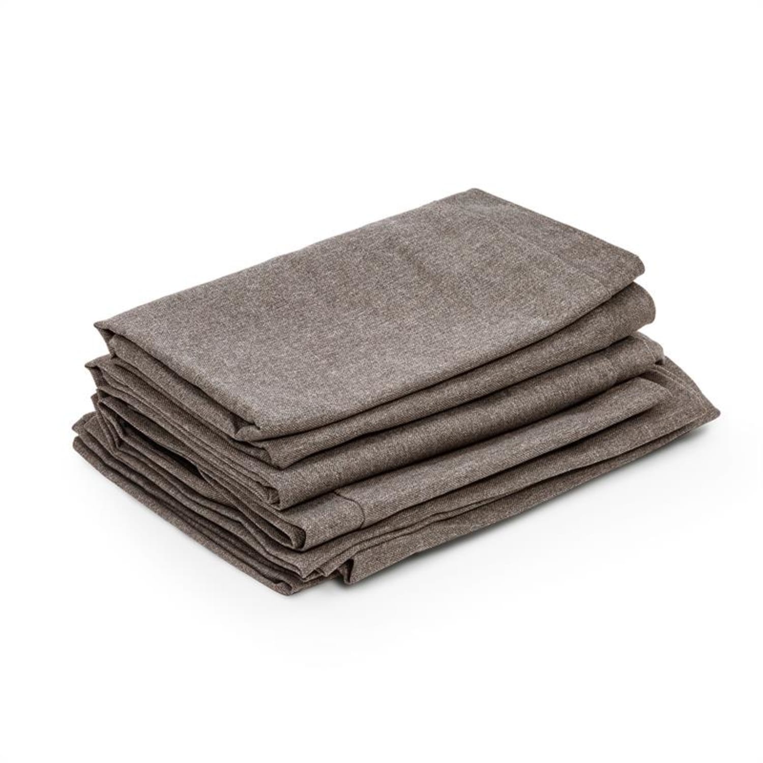 Theia, potahy na čalounění, 8 dílů, 100 % polyester, nepromokavé, hnědé Popelově šedá