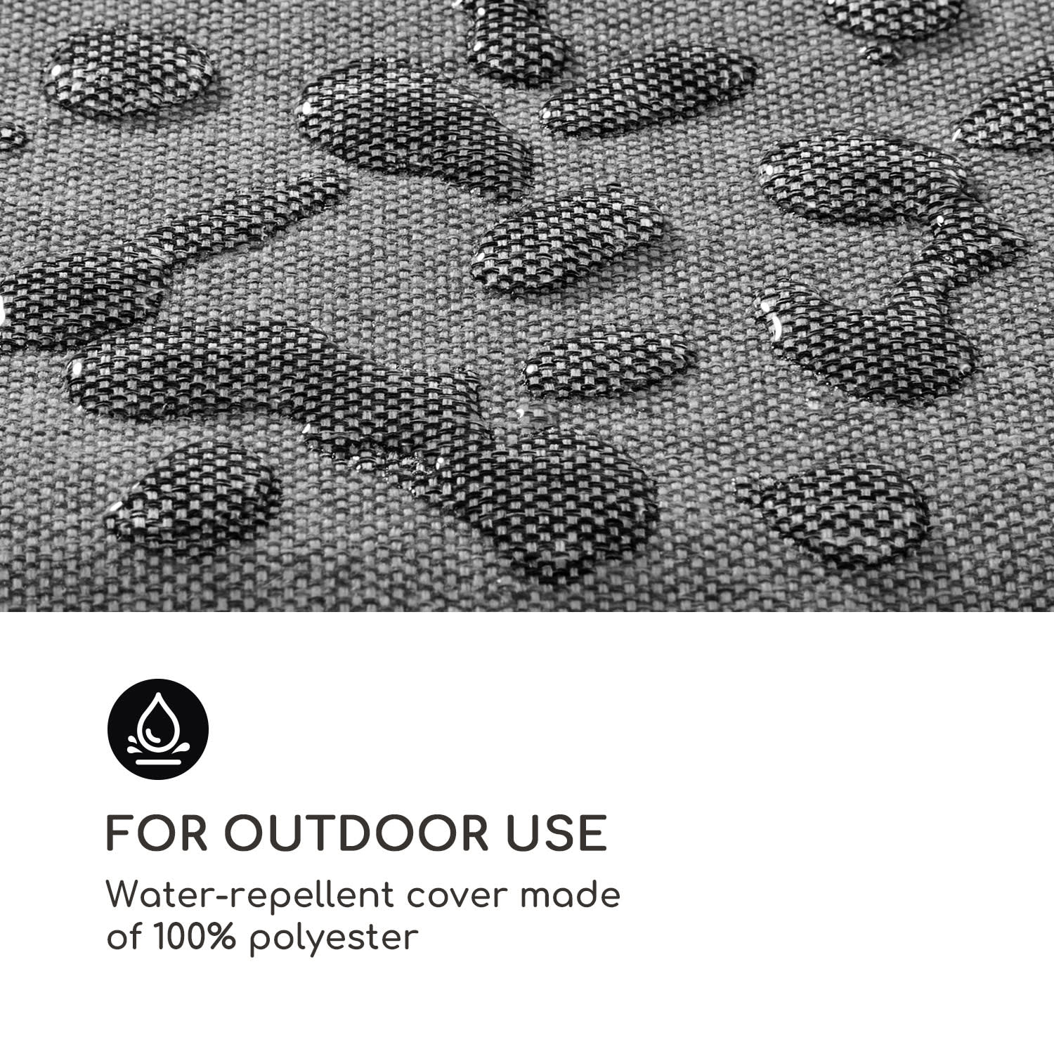 Titania Pillows, vankúš, polyester, nepremokavý, melírovaný tmavosivý 