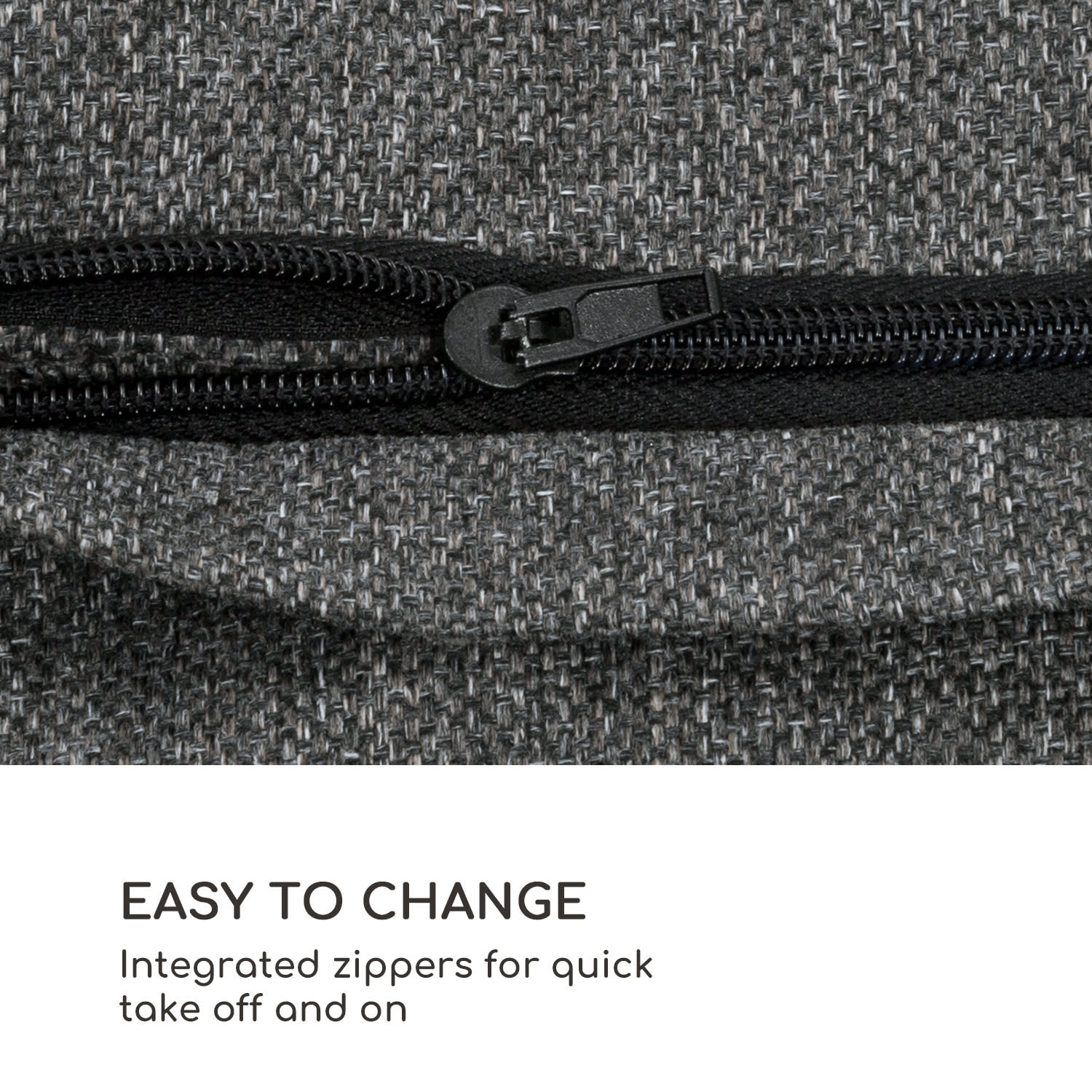 Titania Dining Set, 10 kárpit, 100% poliészter, sötétszürke 