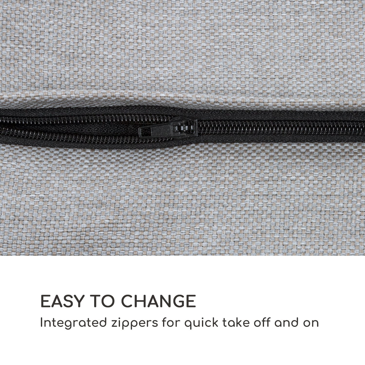 Titania Dining Set, poťahy na čalúnenie, 10 kusov, 100 % polyester, svetlosivé Dove Gray