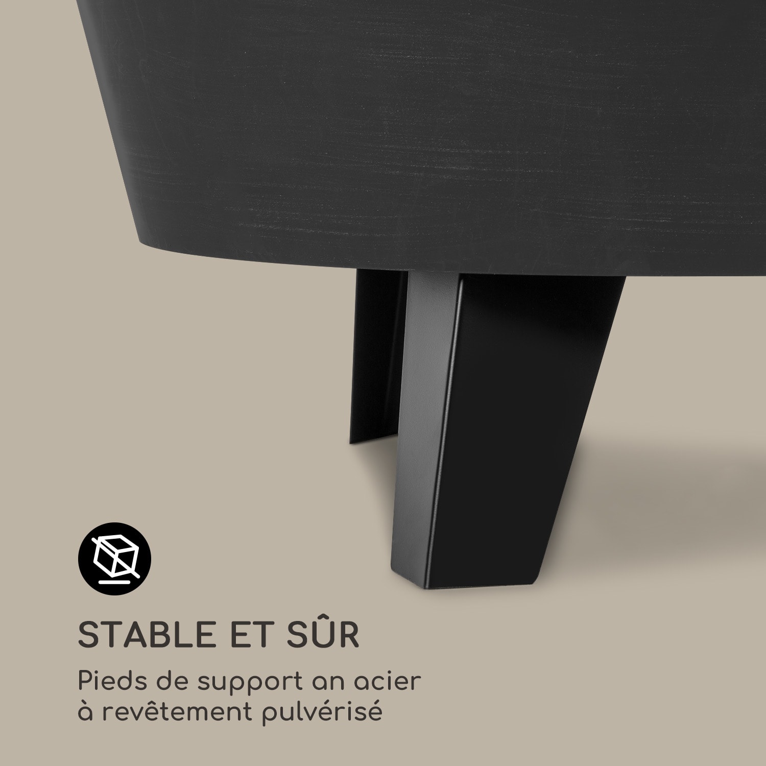 Nolana Braséro de jardin Ø73 cm pare-étincelles  grille acier Ø64 cm 