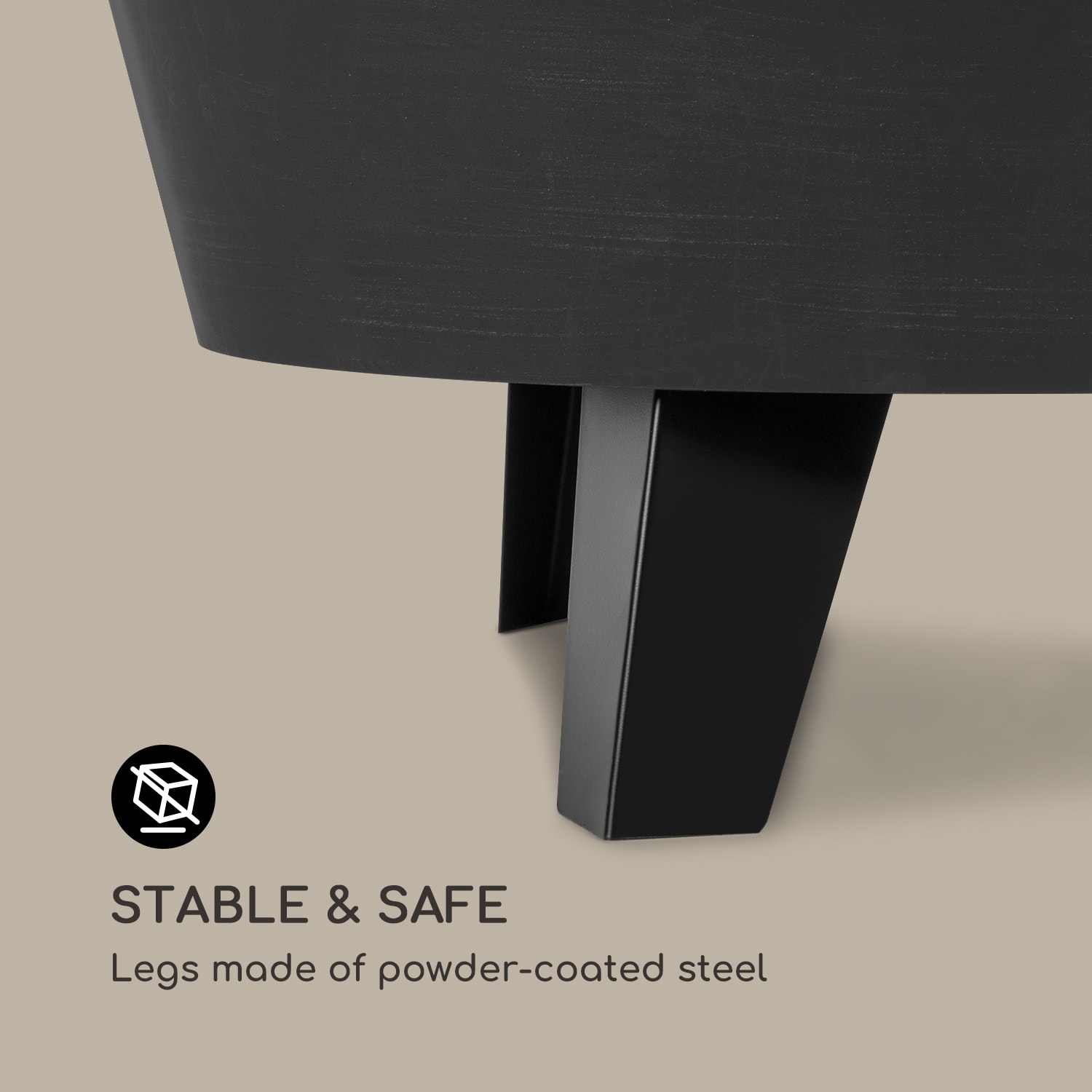 Nolana 2-in-1 Fire Bowl Ø73cm Spark Protection Ø64cm Grill Steel Black 