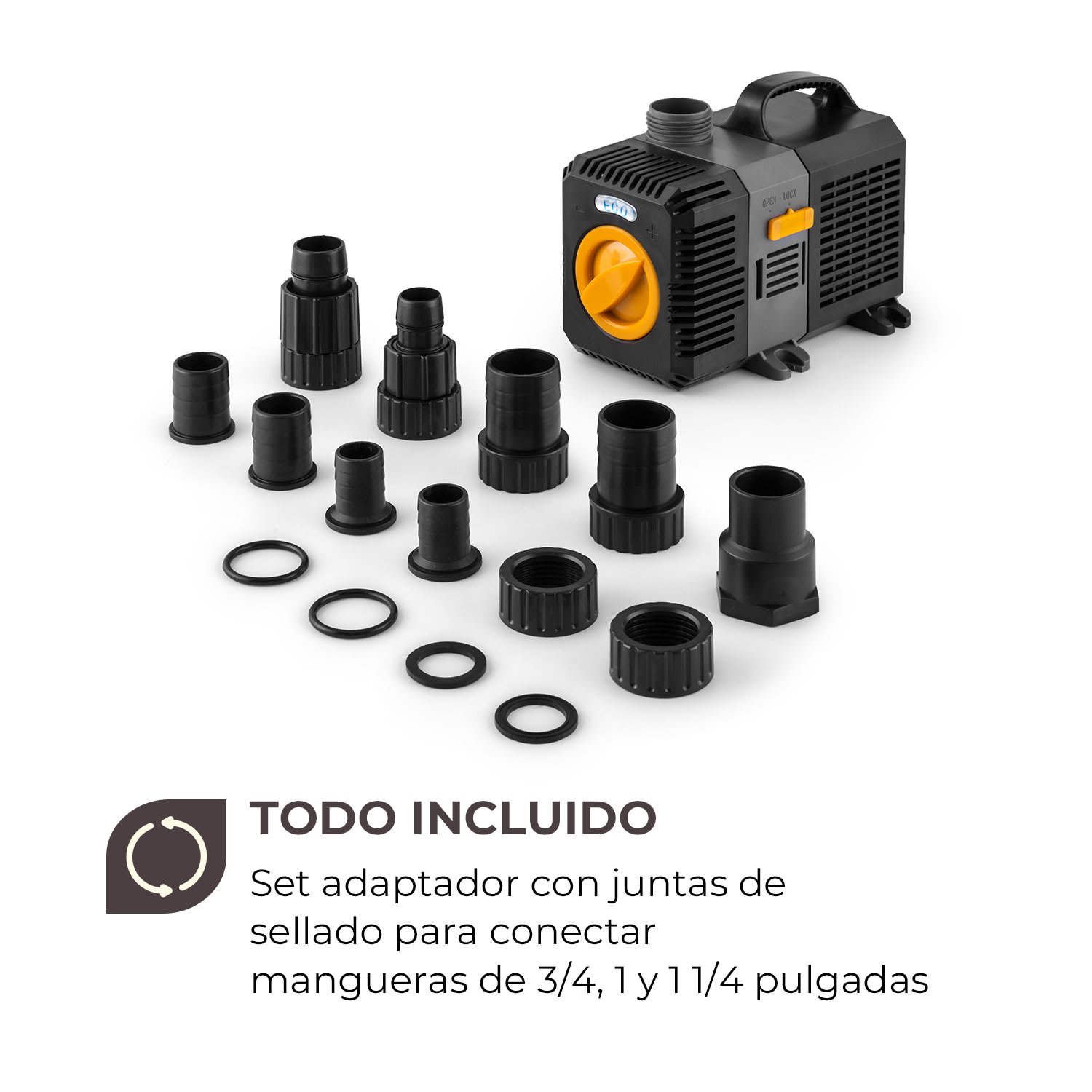 Lagoon 5200 Bomba para estanques 5200 l/h EcoSave: 40 W Altura de elevación de 4,8 m 40 W