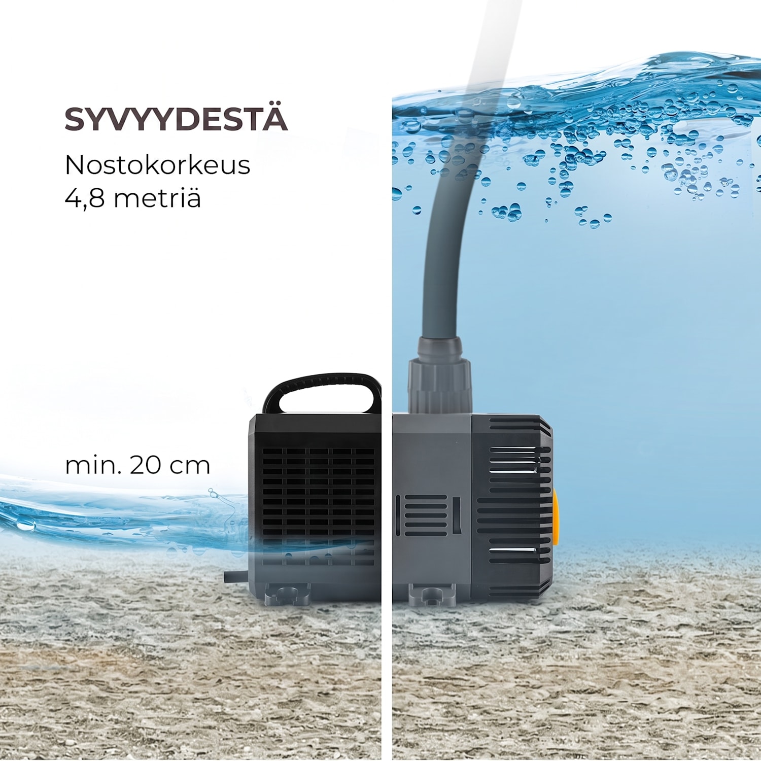 Lagoon 5200 lammenpumppu 5 200 l/h EcoSave: 40 W 4,8 m nostokorkeus 40 W