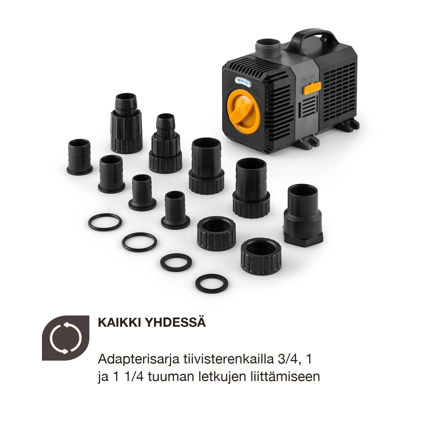 Lagoon 5200 lammenpumppu 5 200 l/h EcoSave: 40 W 4,8 m nostokorkeus 40 W