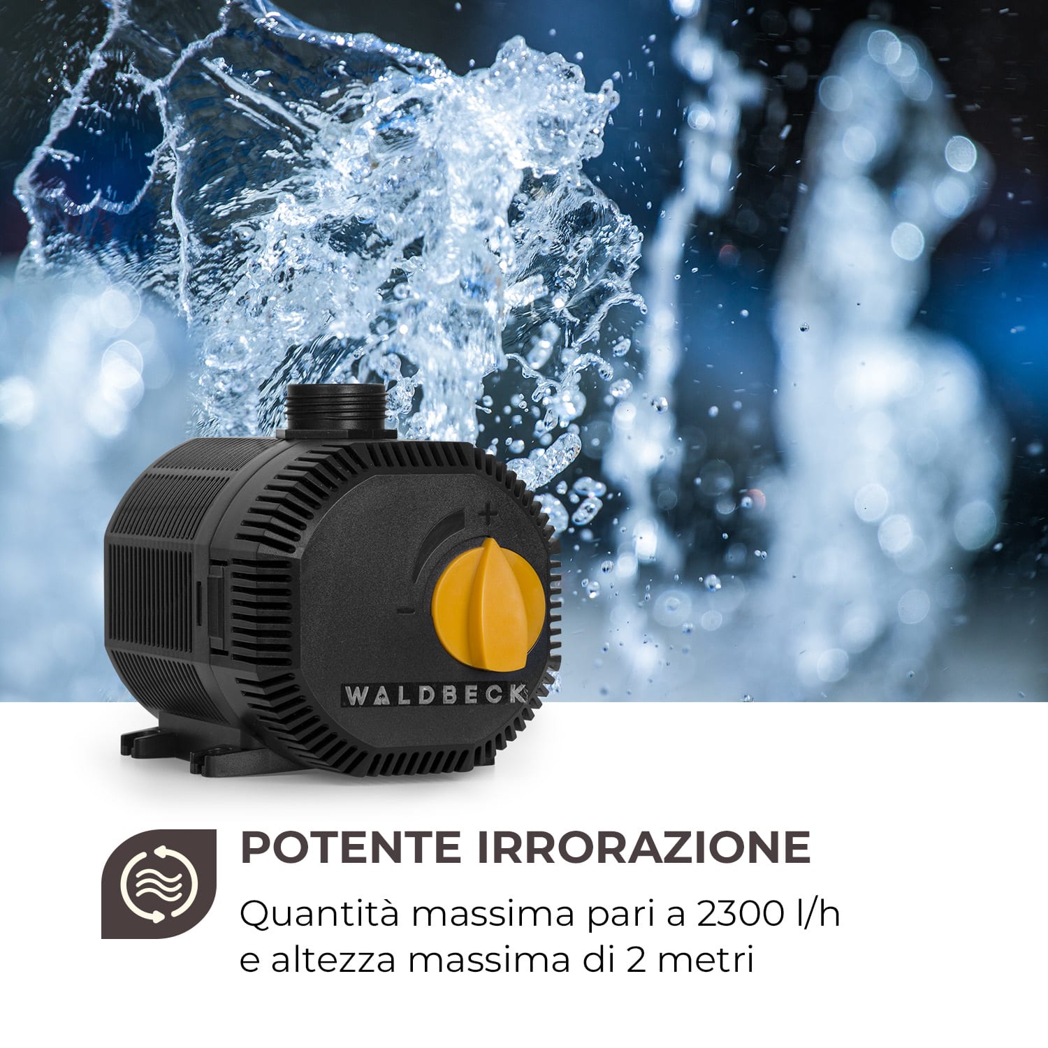 Aquaklar Set Filtro per Stagno Chiarificatore UV-C 11W Pompa 35W Tubo 5m 