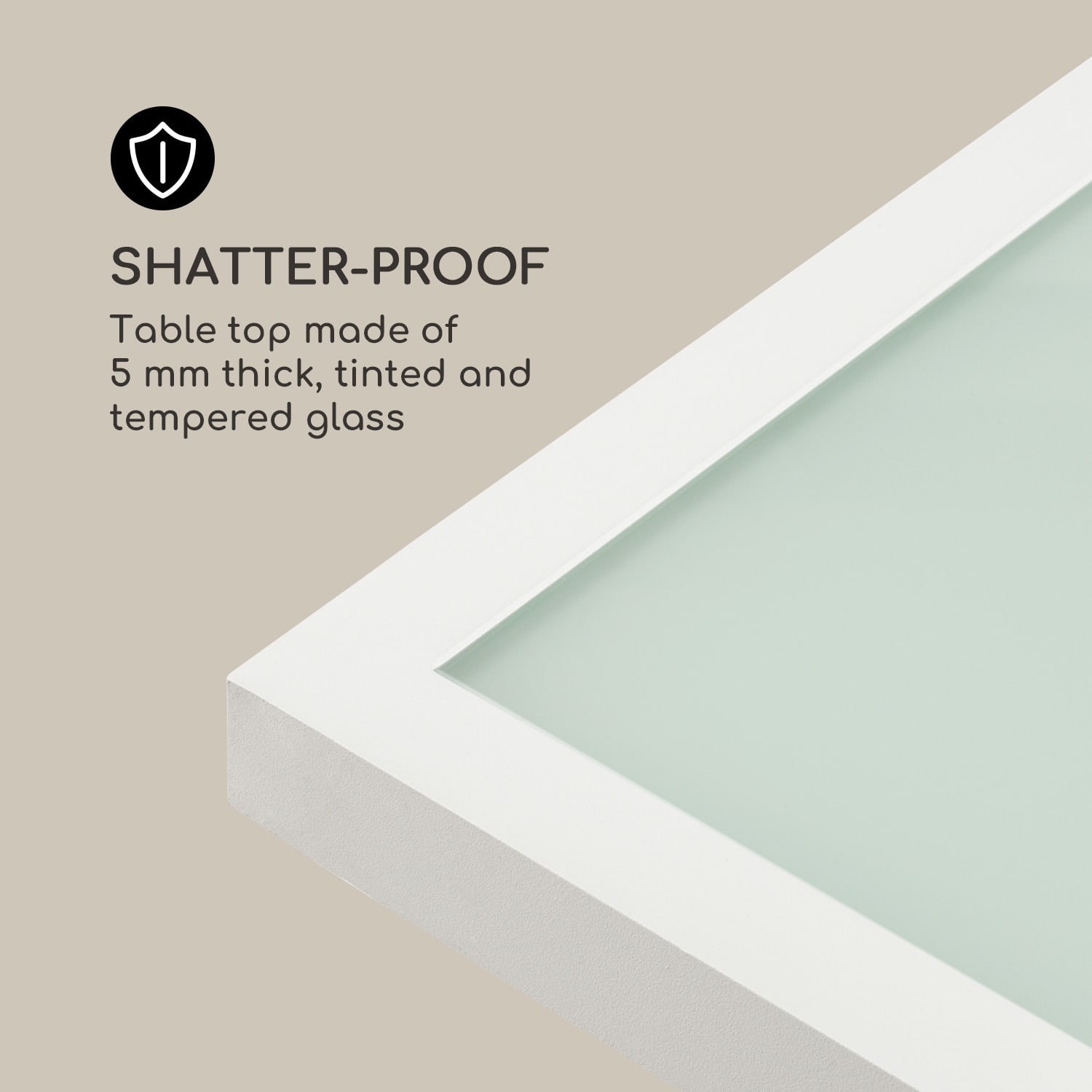 Pamplona Extension tuintafel max. 180 x 83 cm aluminium glas wit Wit