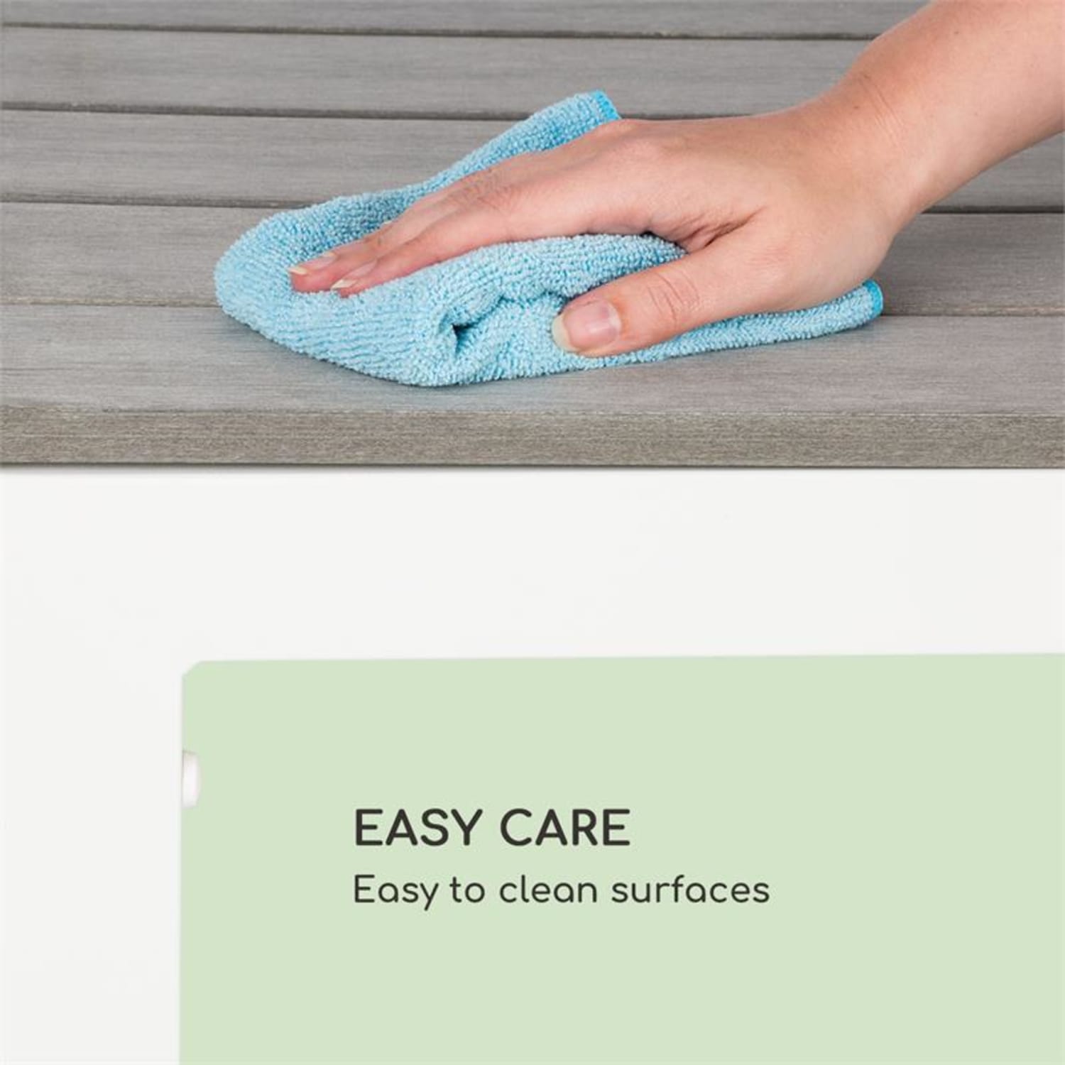 Bilbao, záhradný stôl, 150 x 90 cm, polywood, aluminij, bijelo/siva