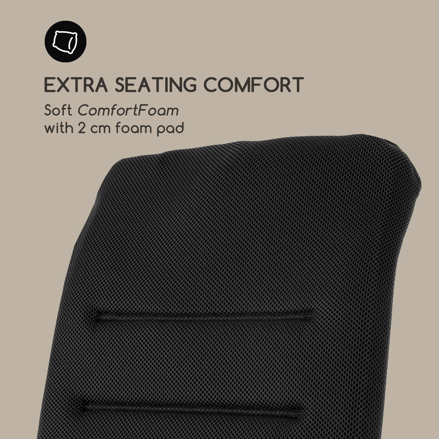 Almagro Garden Chair Silla de aluminio Tapicería de espuma Negro 