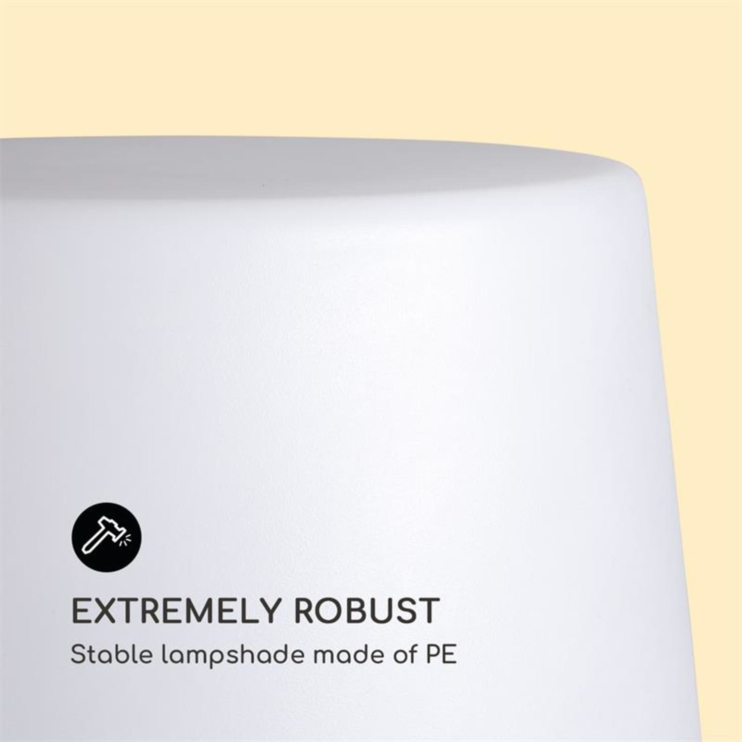 Moody STX, lampa, IP65, klosz lampy z PE, E27, 25 W maks. 