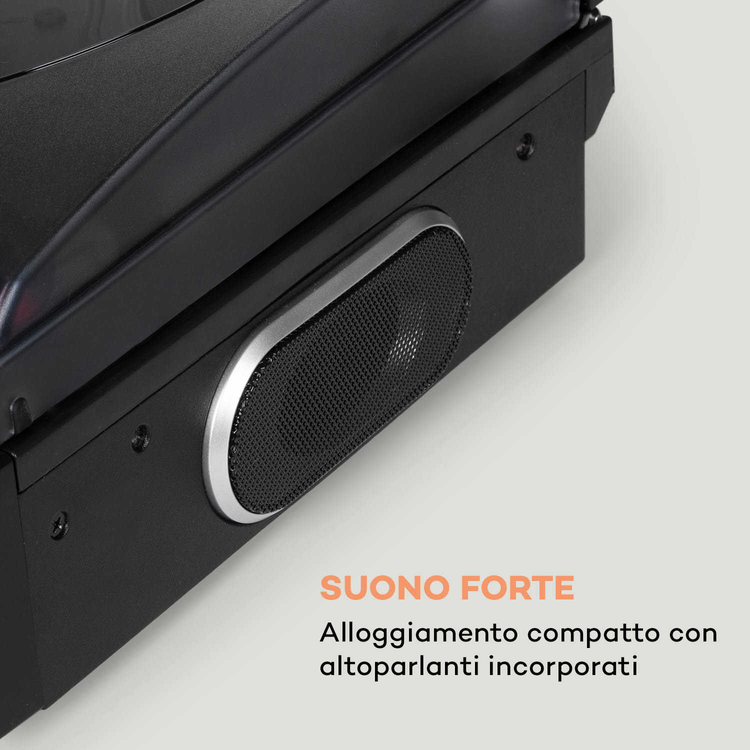 TT-186 DAB giradischi DAB+/FM funzione BT trasmissione a cinghia 33/45 giri/min