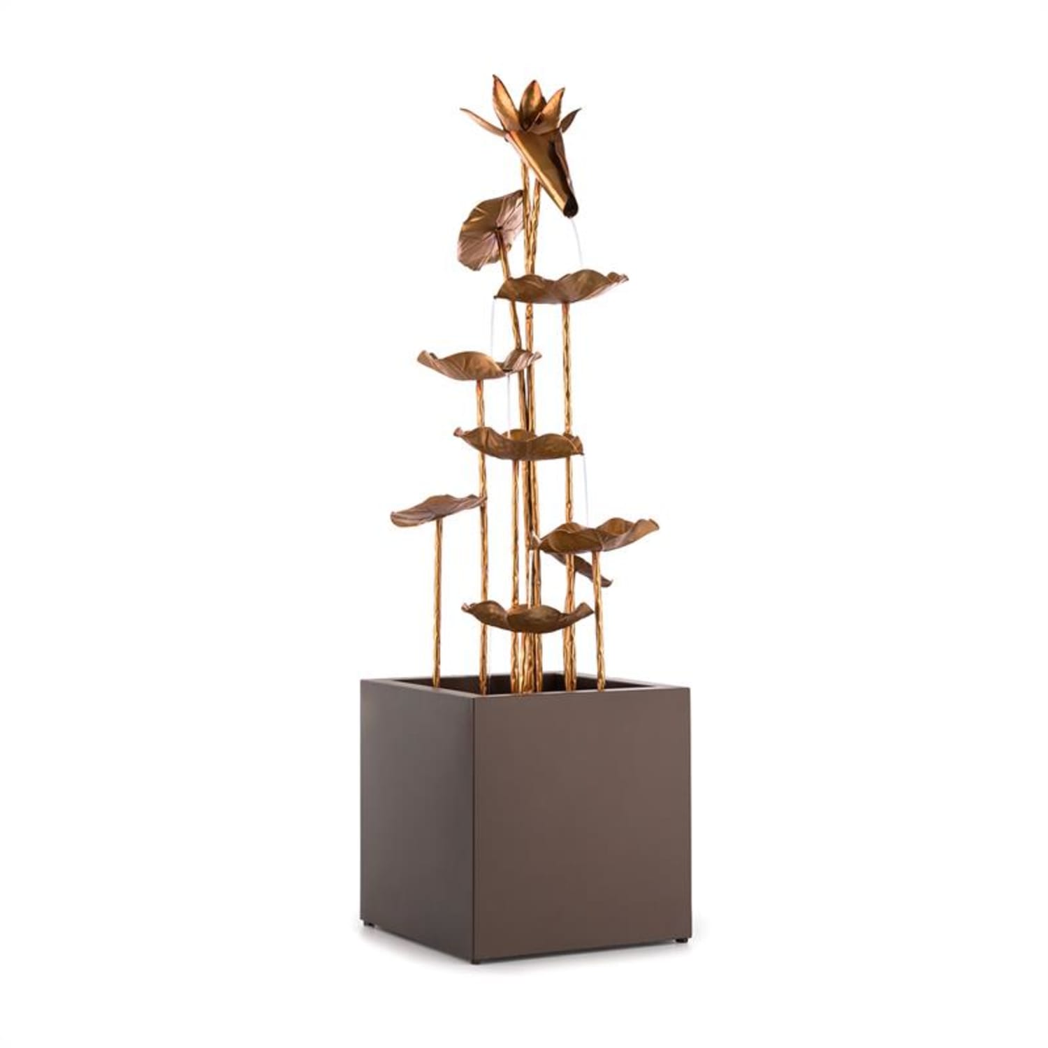 Golden Orchid Gartenbrunnen Pumpe 5W IPX8 In- & Outdoor Messing-Optik 