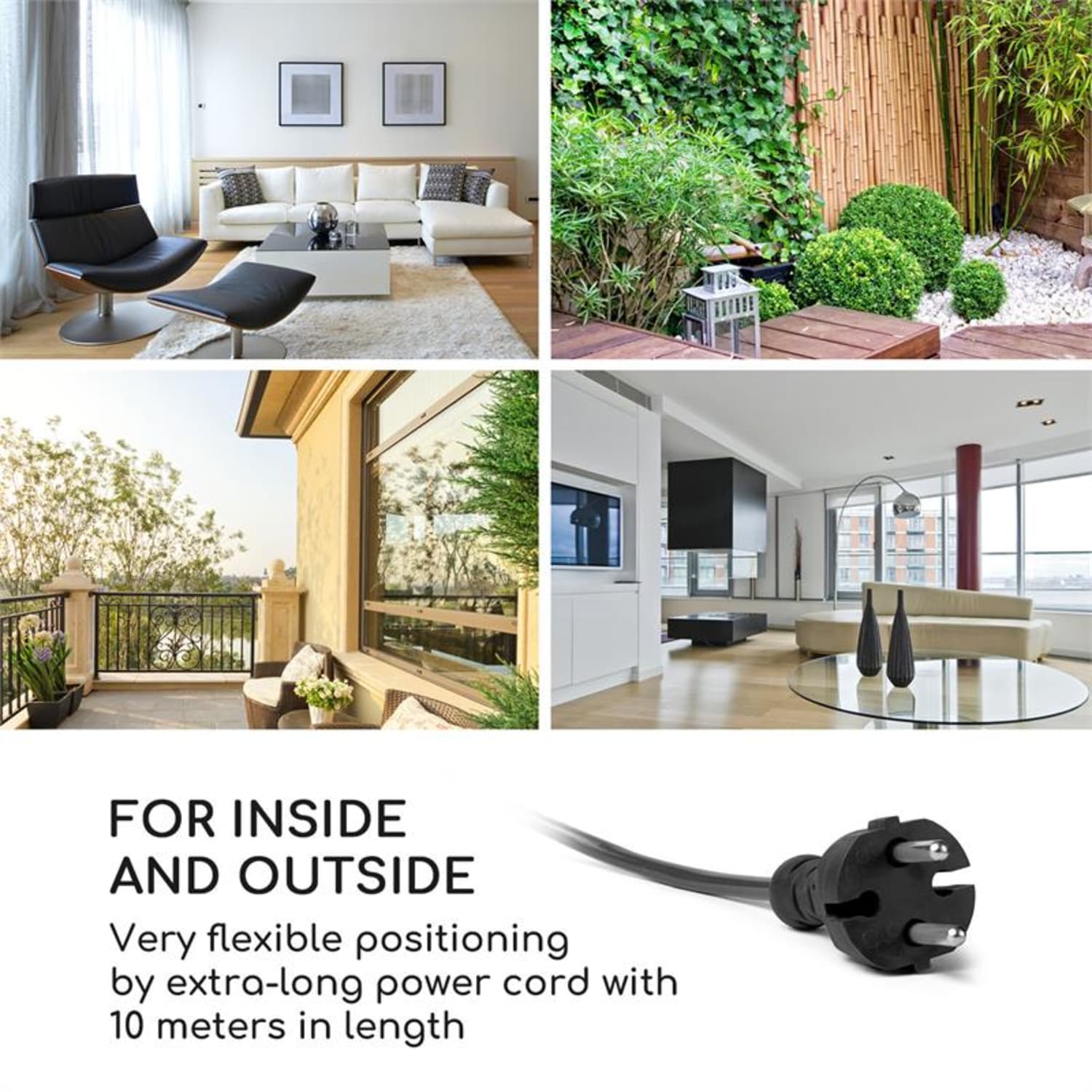Golden Orchid fuente de jardín- Interior y exterior - bomba con 5W IPX8 estilo latón
