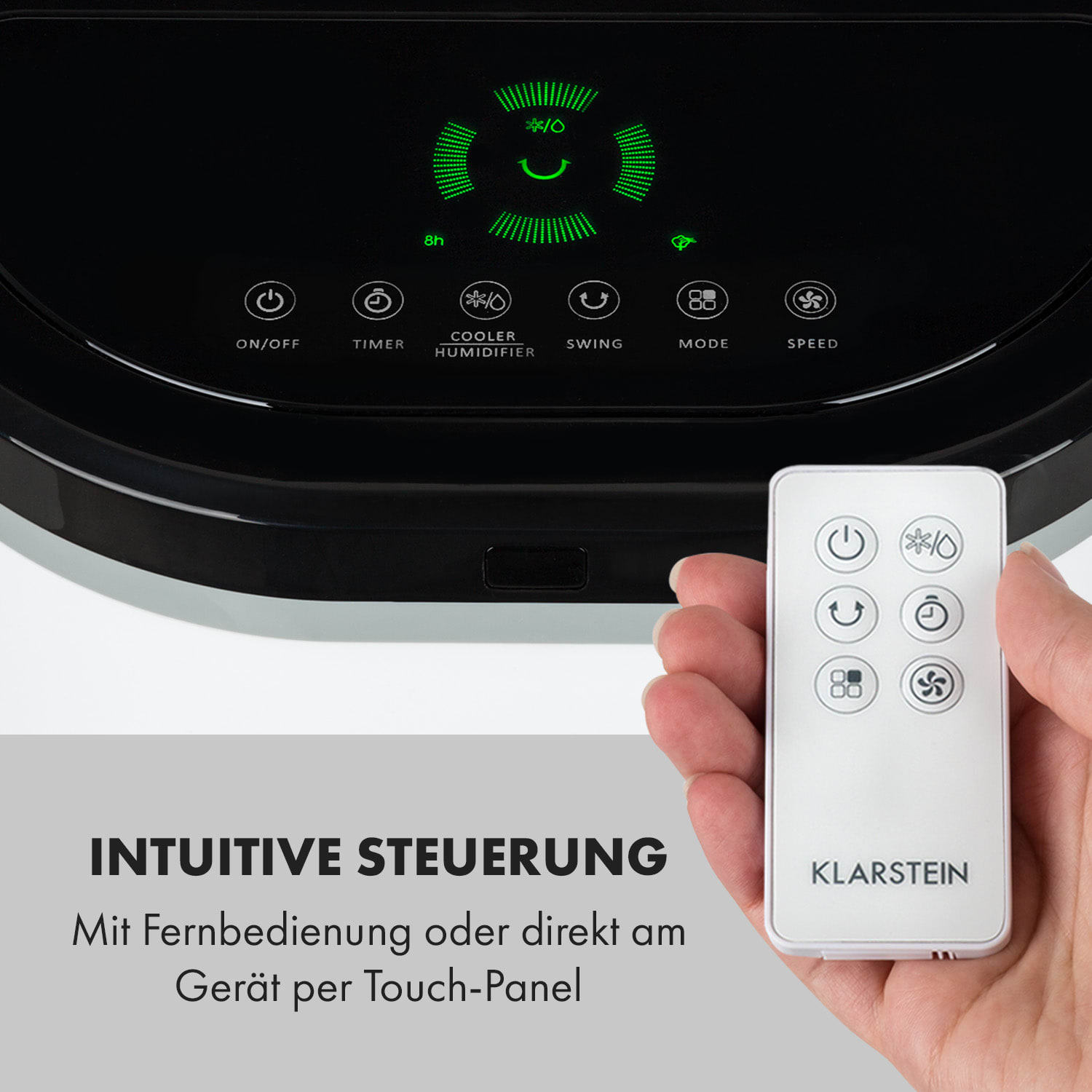 IceWind Plus 4-in-1 Luftkühler 330 m³/h Oszillation Fernbedienung 330 m³/h | Nein | Weiß