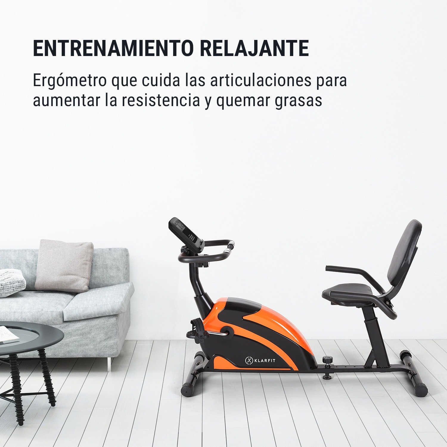 Relaxbike 6.0 SE ergómetro reclinado masa oscilante 12kg magnetorresistencia 100kg 