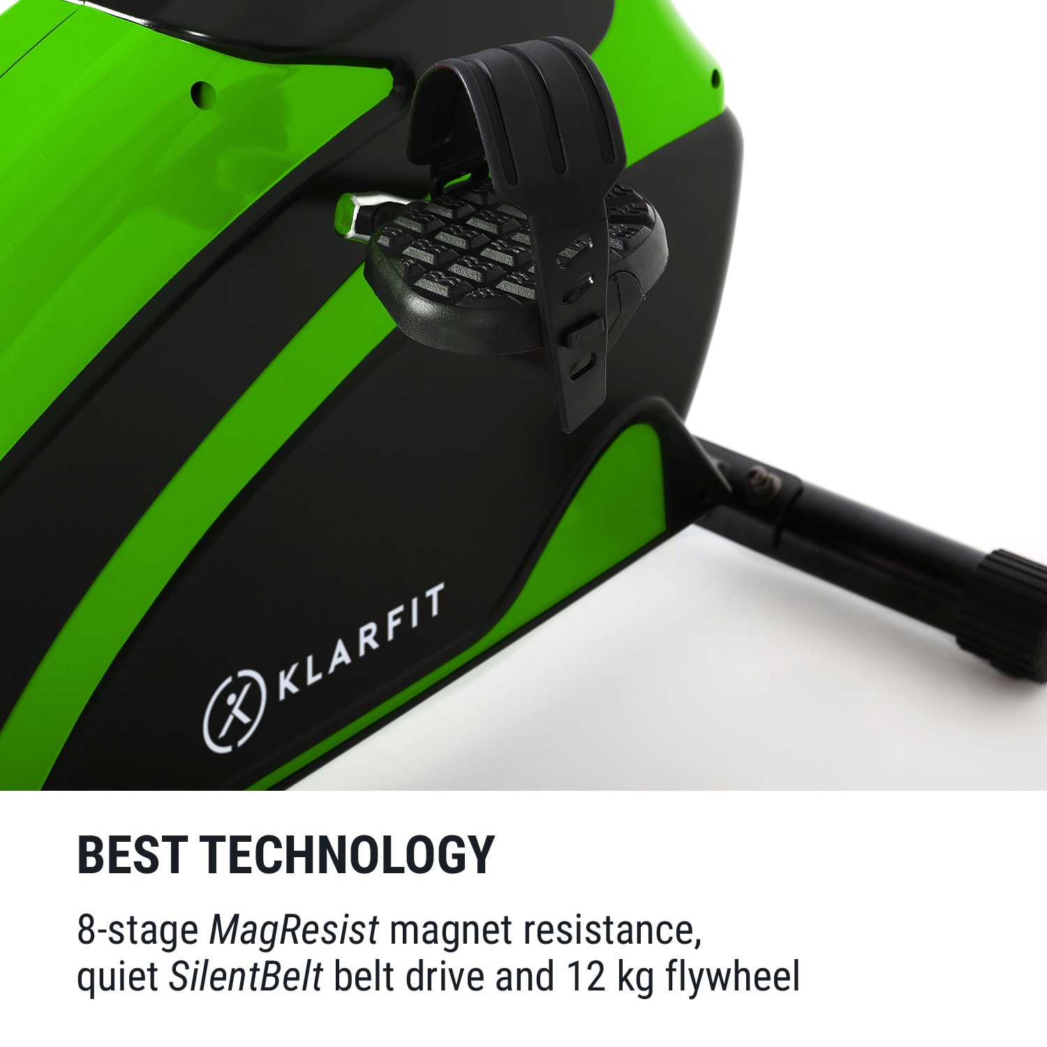 Relaxbike 6.0 SE, fekvő ergométer, fekvő szobabicikli, 12 kg, mágneses ellenállás, 100 kg-ig