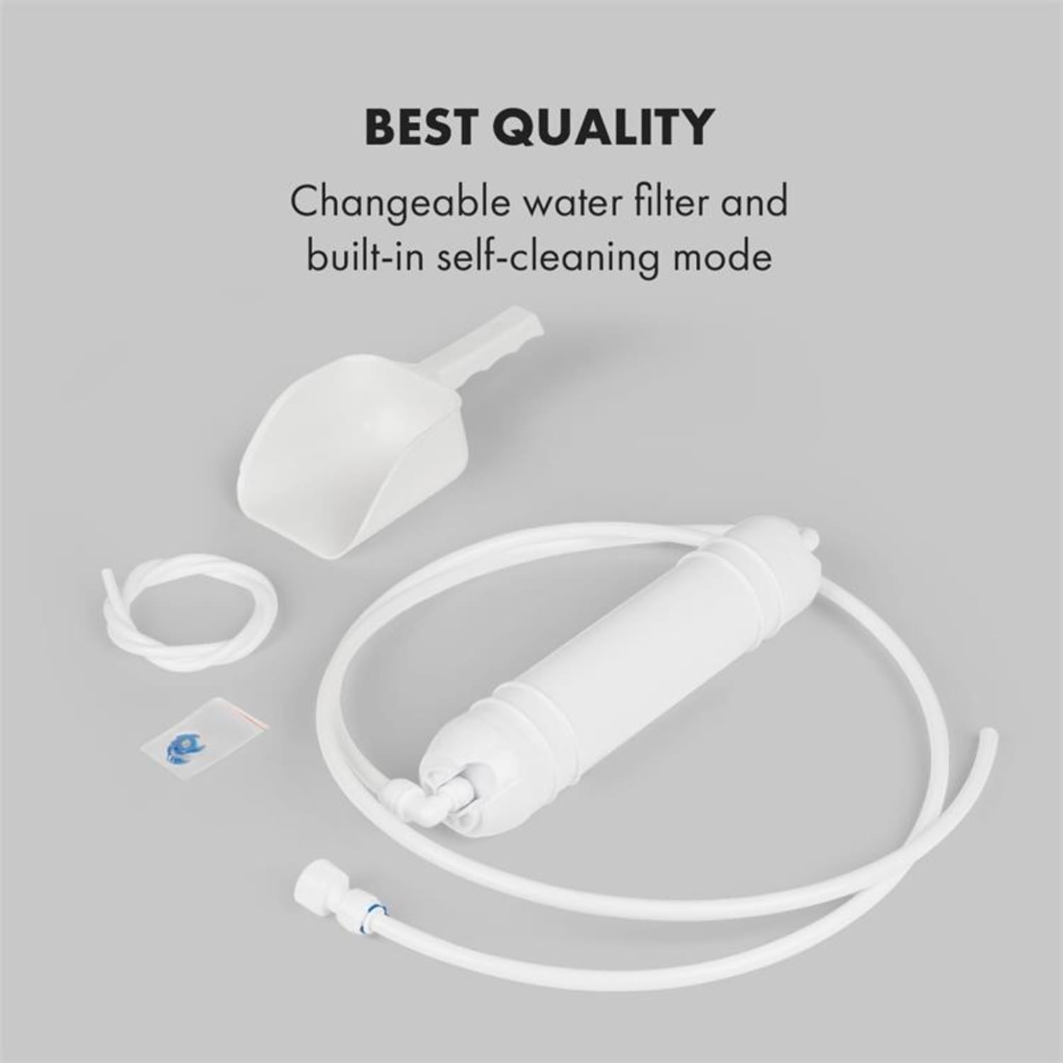 Glacial XL, fesjonalna kostkarka do lodu, 38 kg/24 h, 15 l dioda LED stal szlachetna, czarny Glacial XL - 38 kg/d