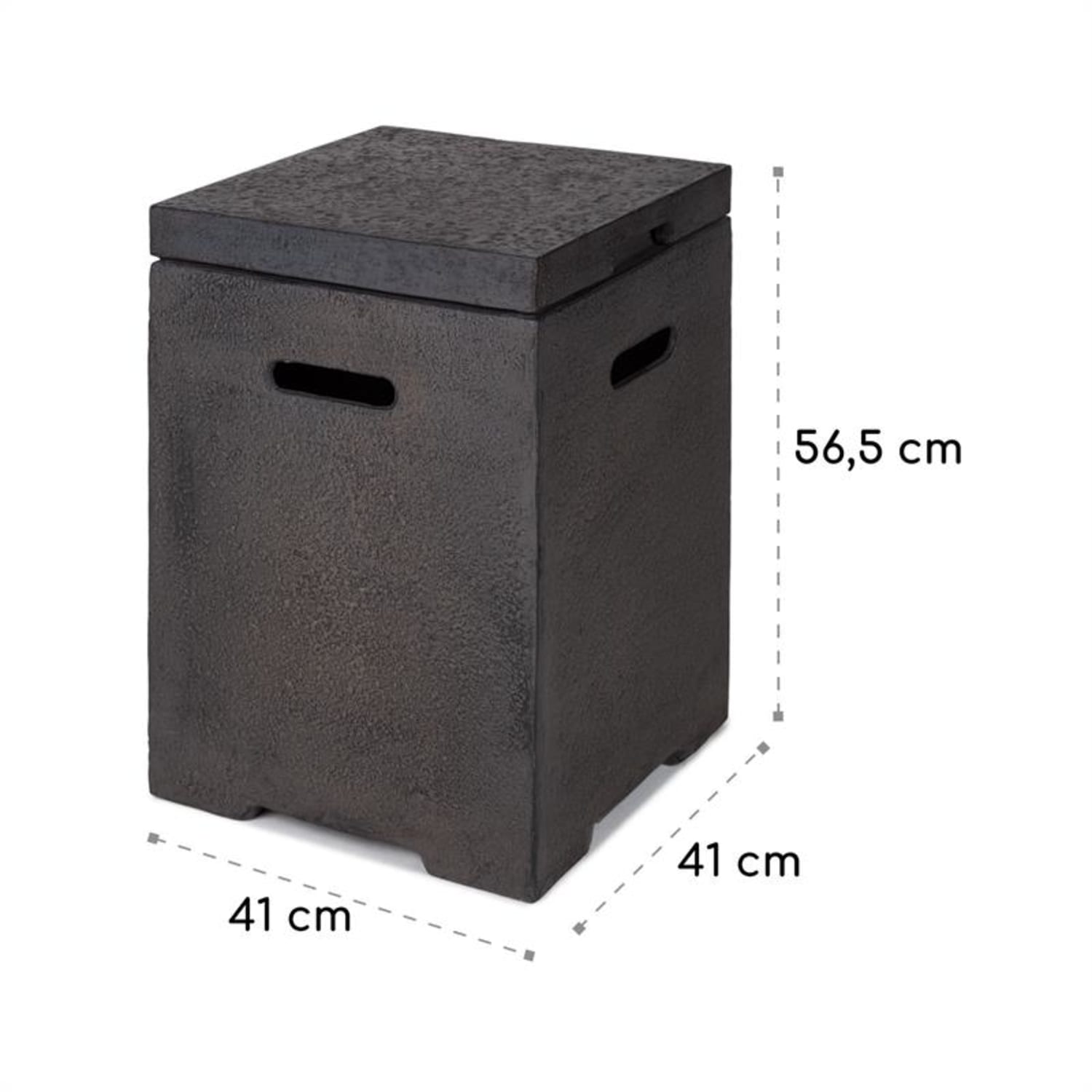 Gas Garage, box na uskladnenie nádoby s plynom do 9 kg, tmavosivý