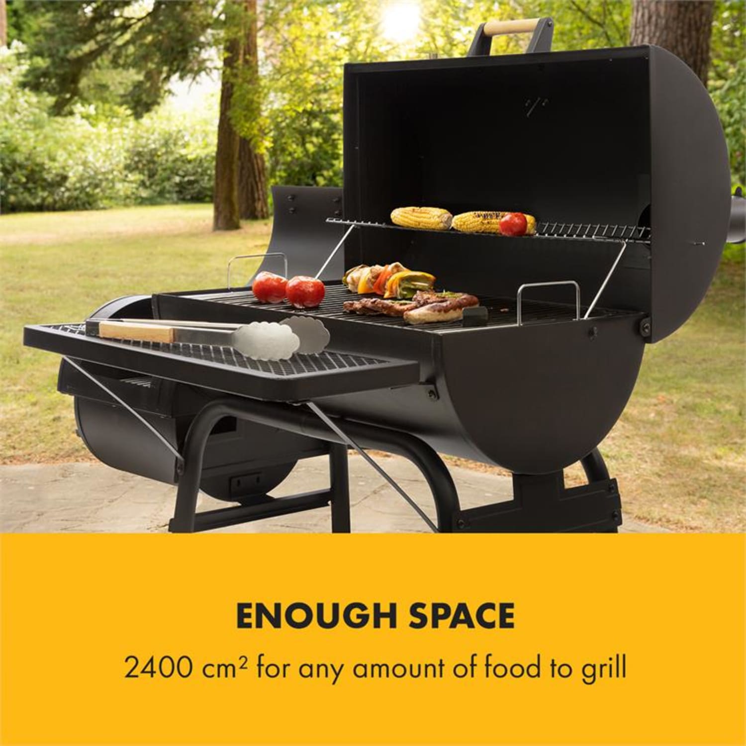 Beef Brisket Smoker Grill Holzkohlegrill/Smoker Edelstahl-Grill mobil 