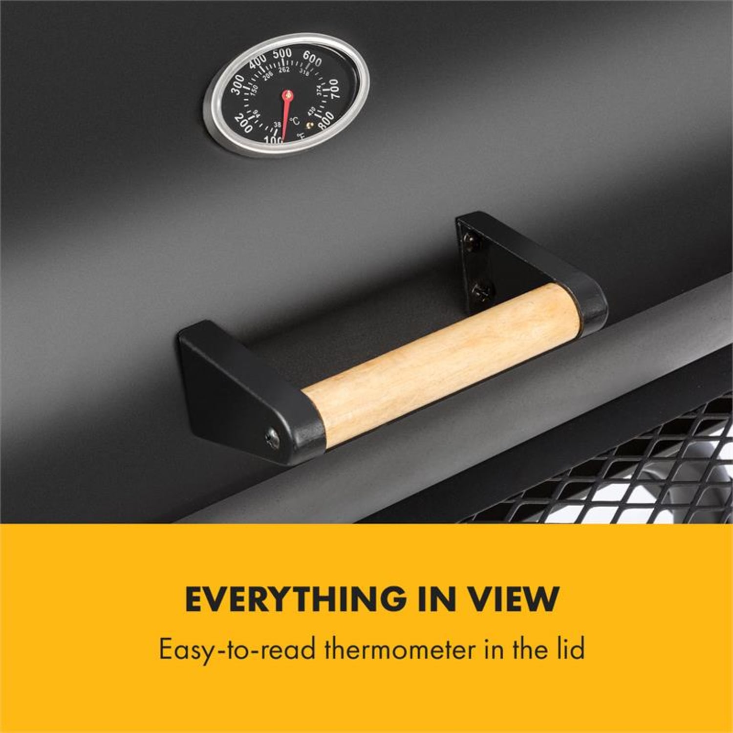 Beef Brisket Smoker Grill Holzkohlegrill/Smoker Edelstahl-Grill mobil 