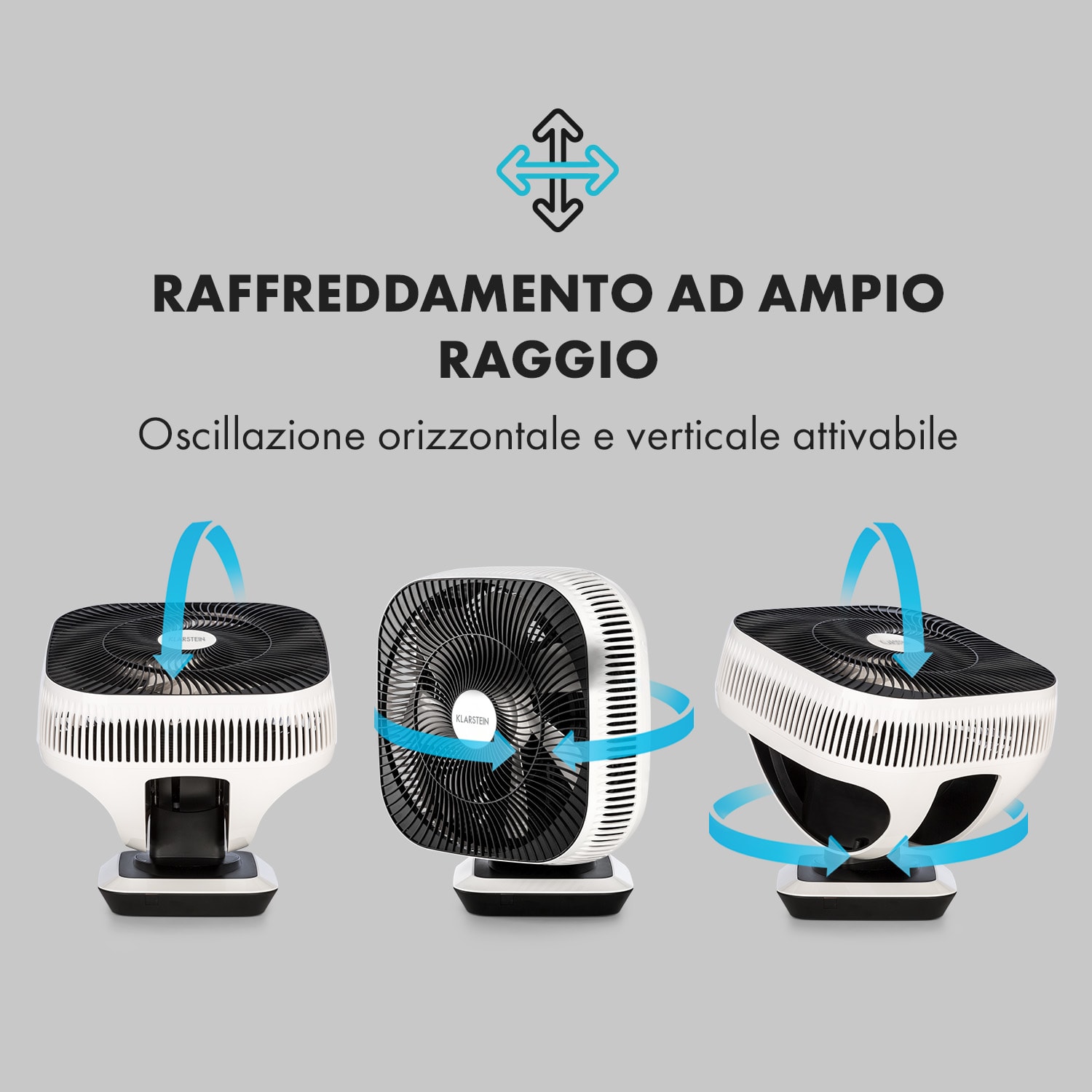Windmaster Ventilatore 8 Velocità VarioFresh 3D 20dB bianco 
