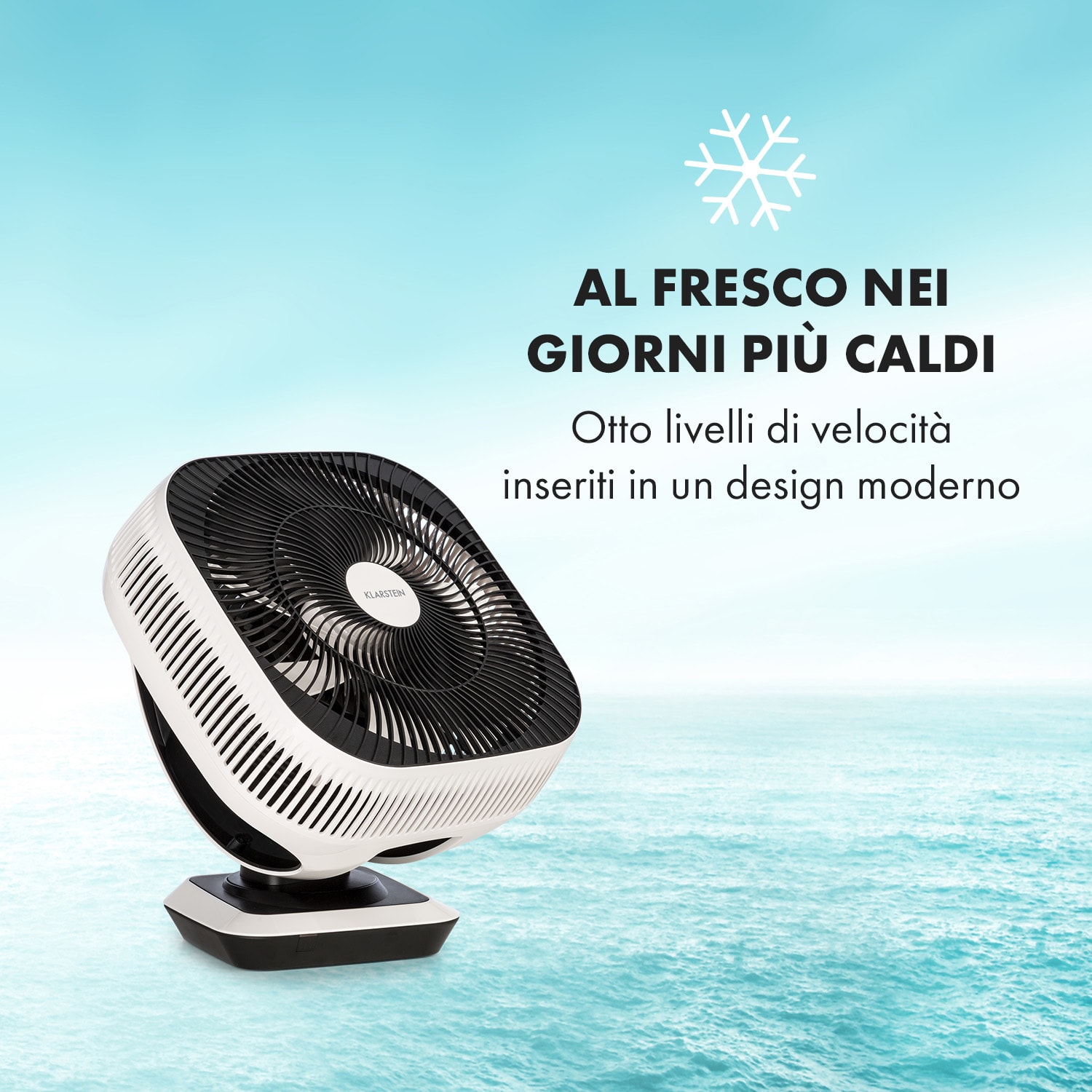 Windmaster Ventilatore 8 Velocità VarioFresh 3D 20dB bianco 