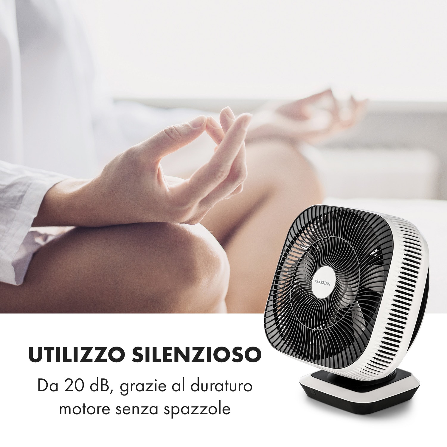 Windmaster Ventilatore 8 Velocità VarioFresh 3D 20dB bianco 