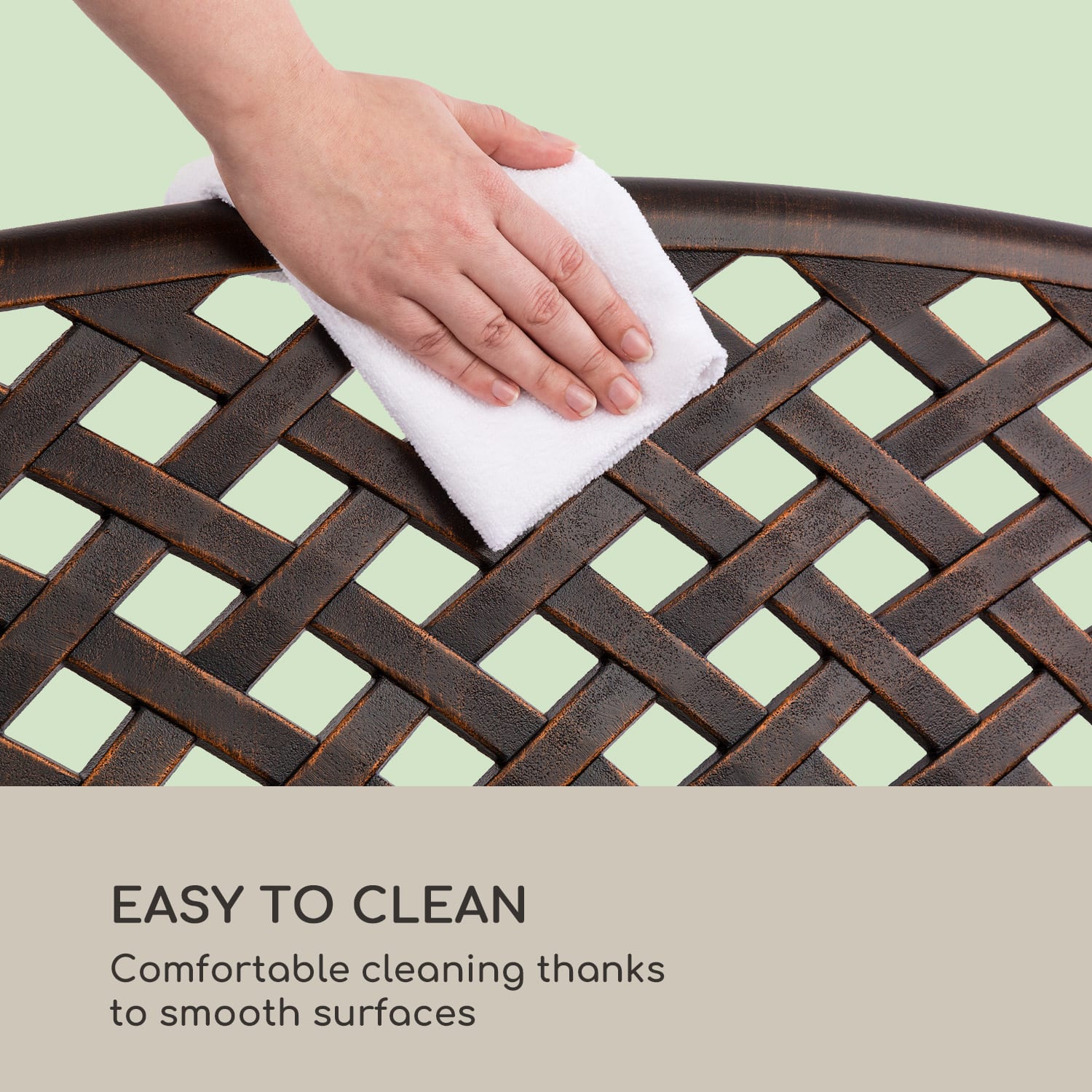 Pozzilli AN, градинска пейка, алуминий устойчива на атмосферни влияния античен, мед Античен бронз