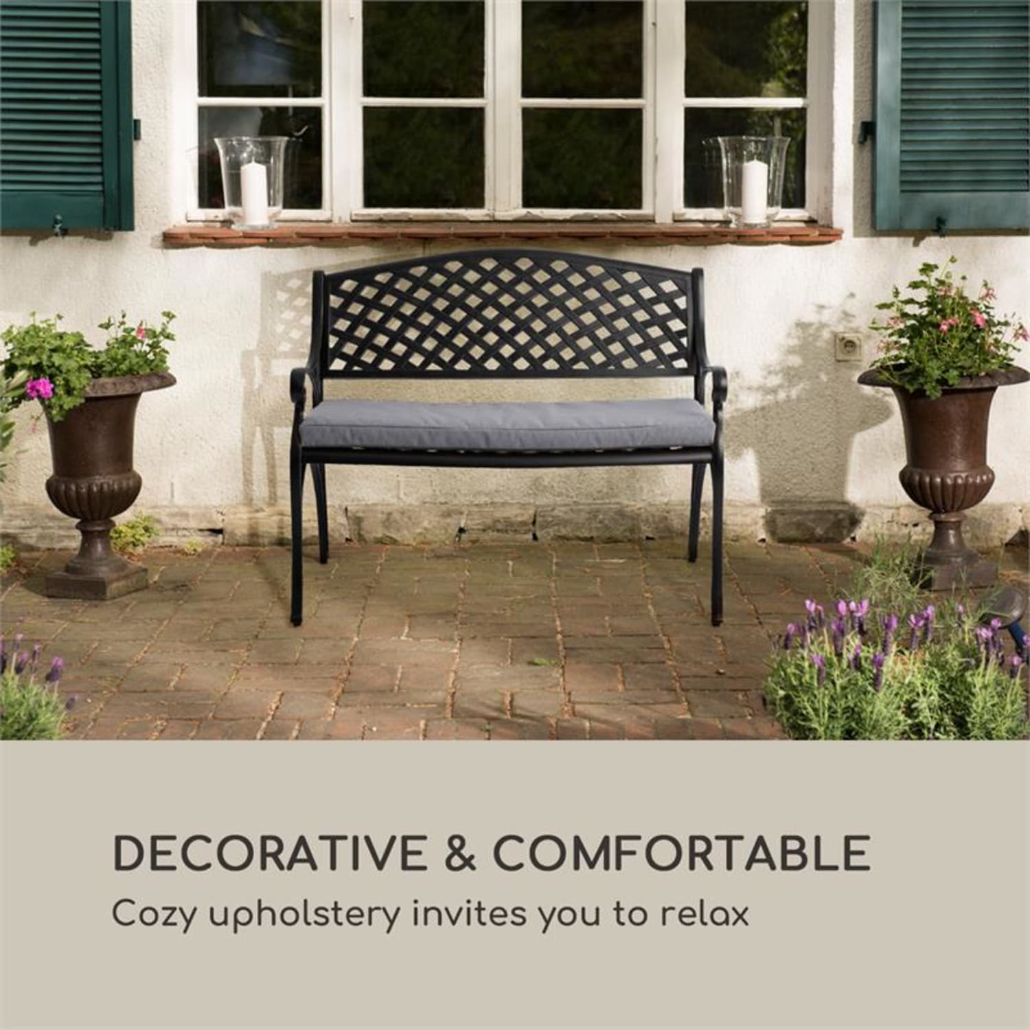 Pozzilli CU Seat Upholstery ComfortExtra Water-Repellent Grey Dark Gray